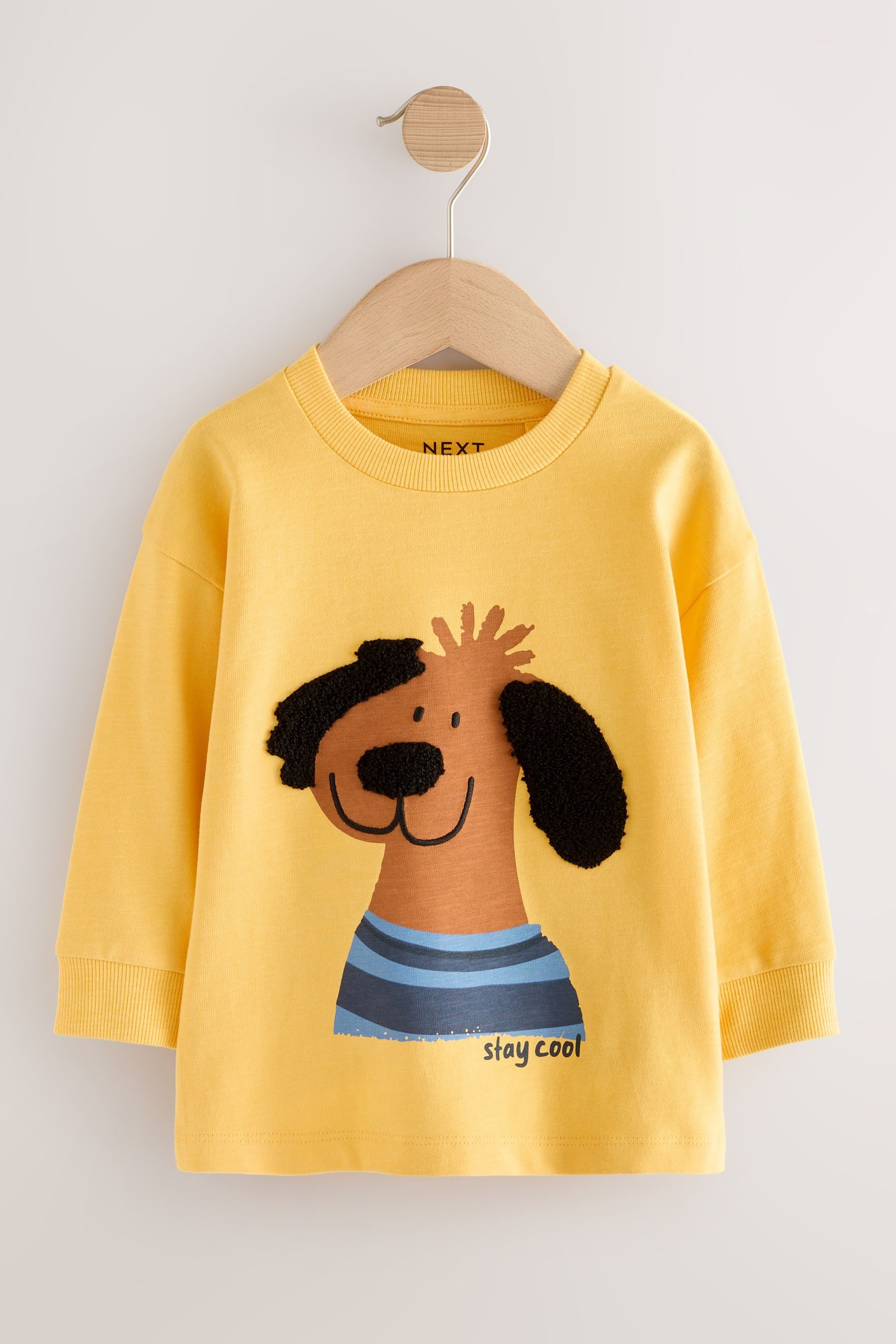 Next Langarmshirt Langärmeliges Shirt mit Applikation günstig online kaufen