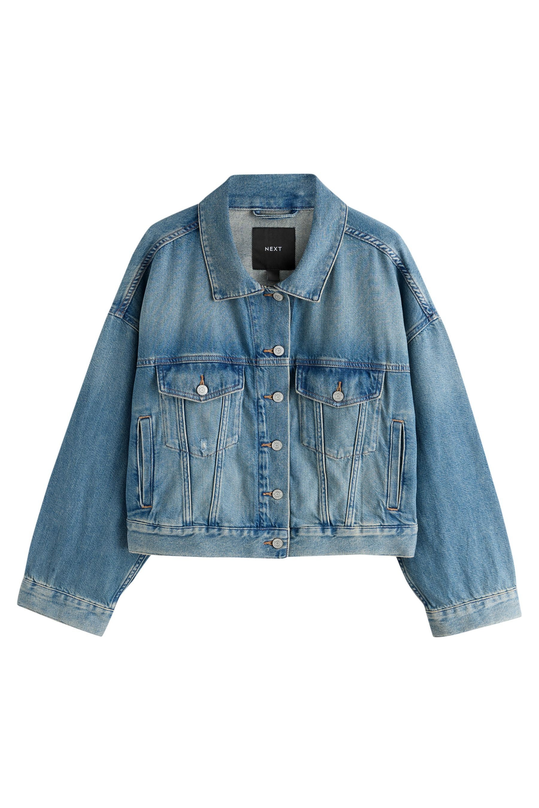Next Jeansjacke Relaxed Fit Trucker-Denimjacke (1-St)