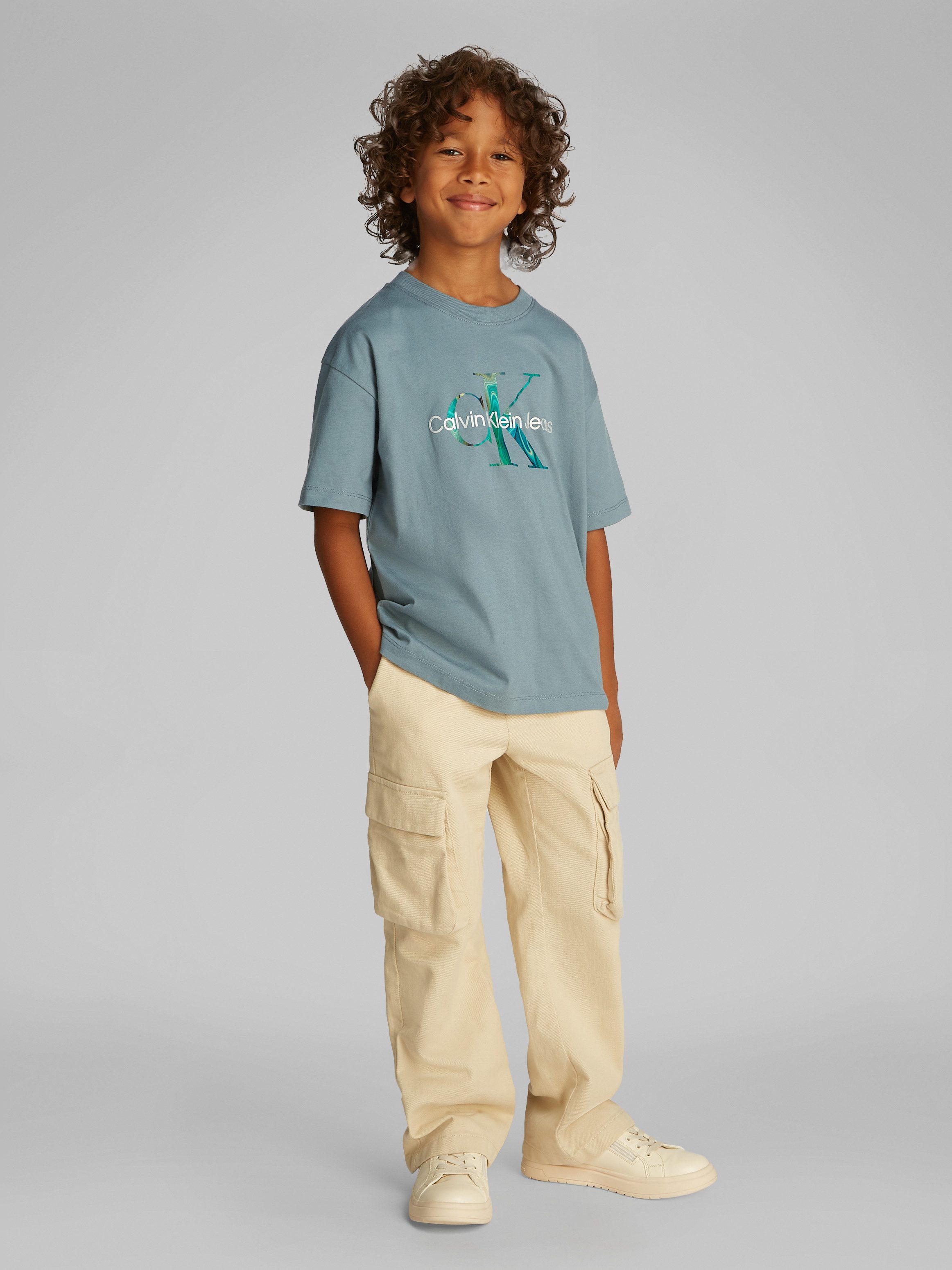 Calvin Klein Jeans T-Shirt OCEAN SWIRL günstig online kaufen