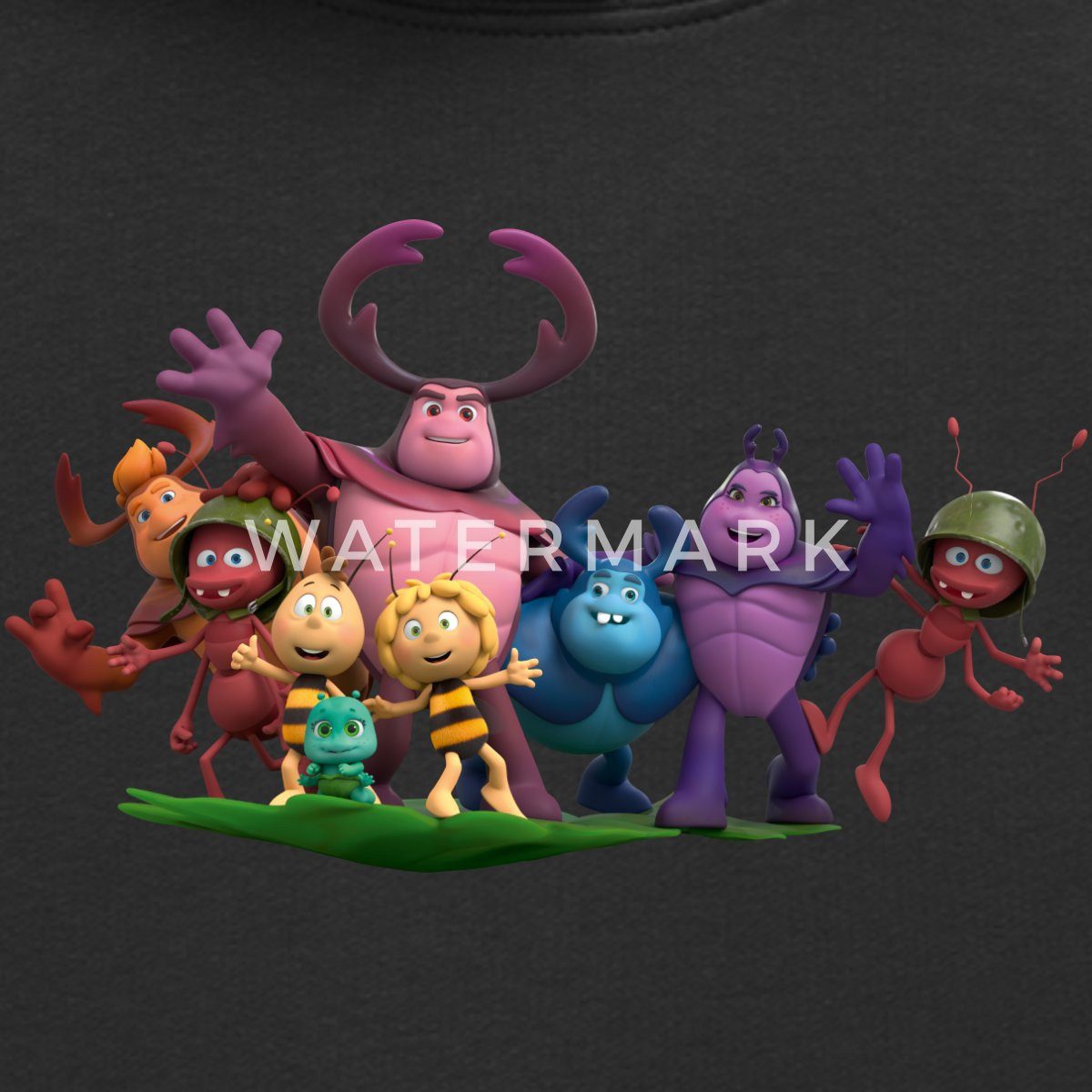 Spreadshirt Hoodie Die Biene Maja 3 Maja und Freunde Kinder Premium Hoodie (1-tlg)
