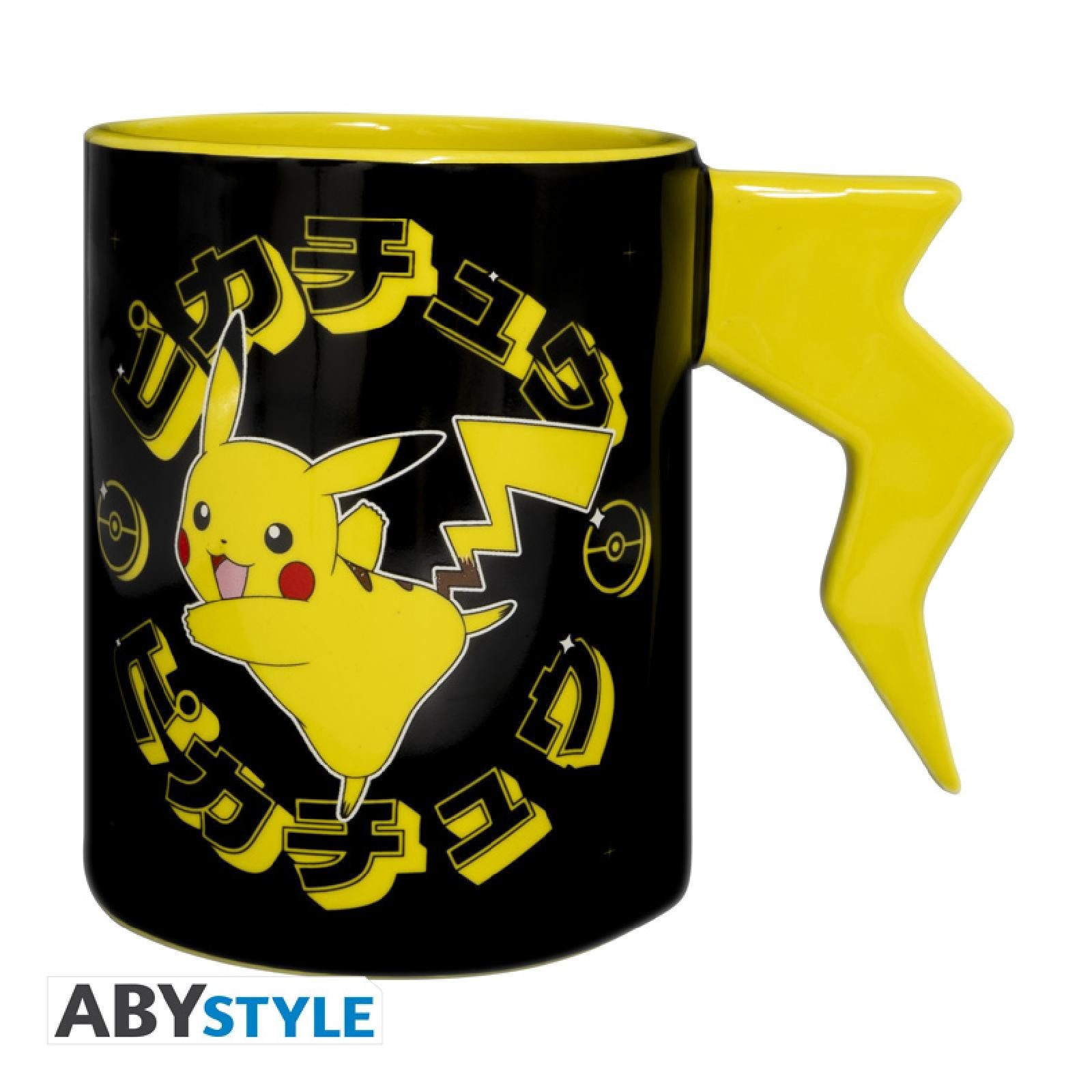ABYstyle Tasse POKEMON - Tasse 3D handle - Pikachu lightening bolt