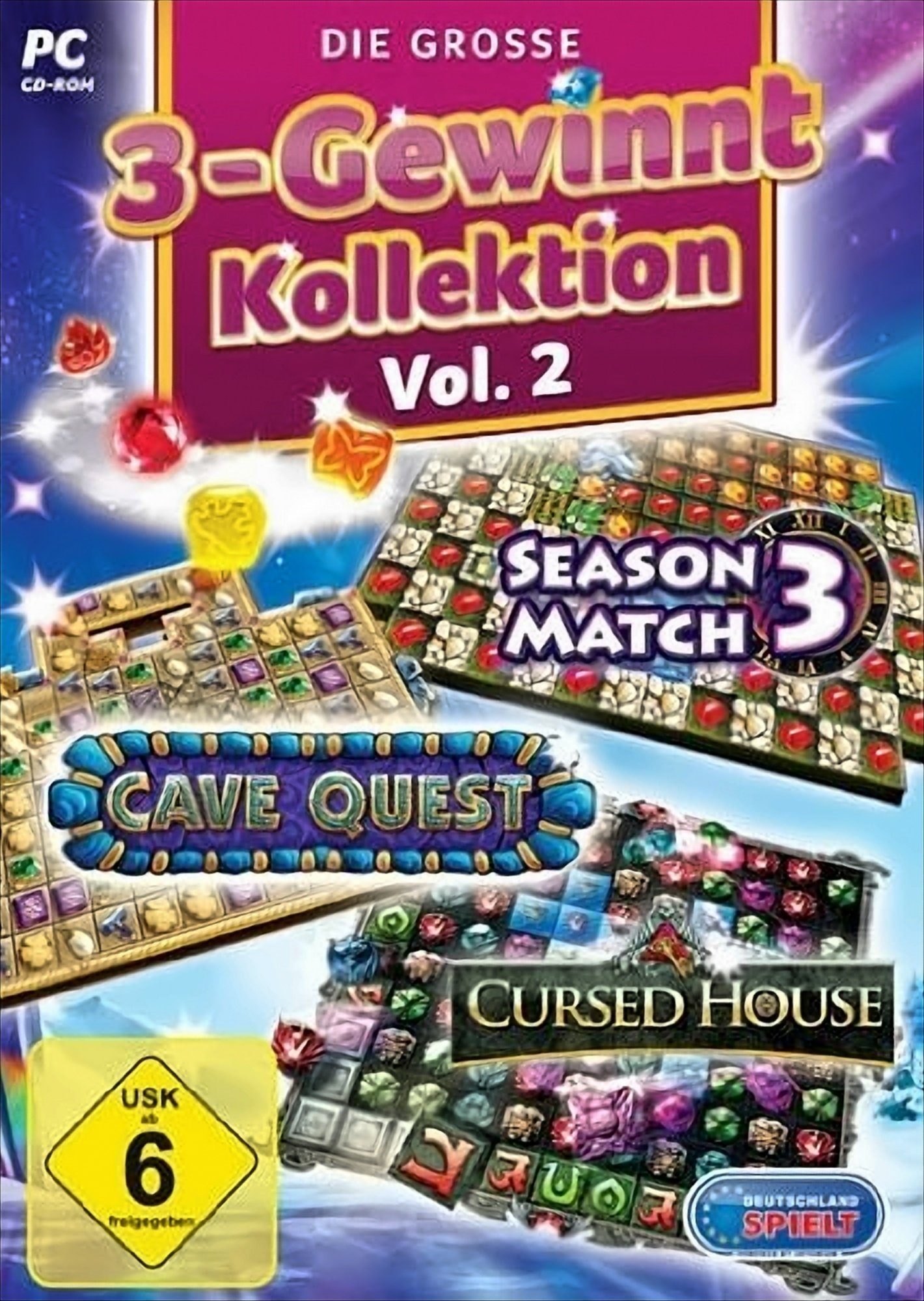 Die große 3 Gewinnt Kollektion Vol. 2 PC