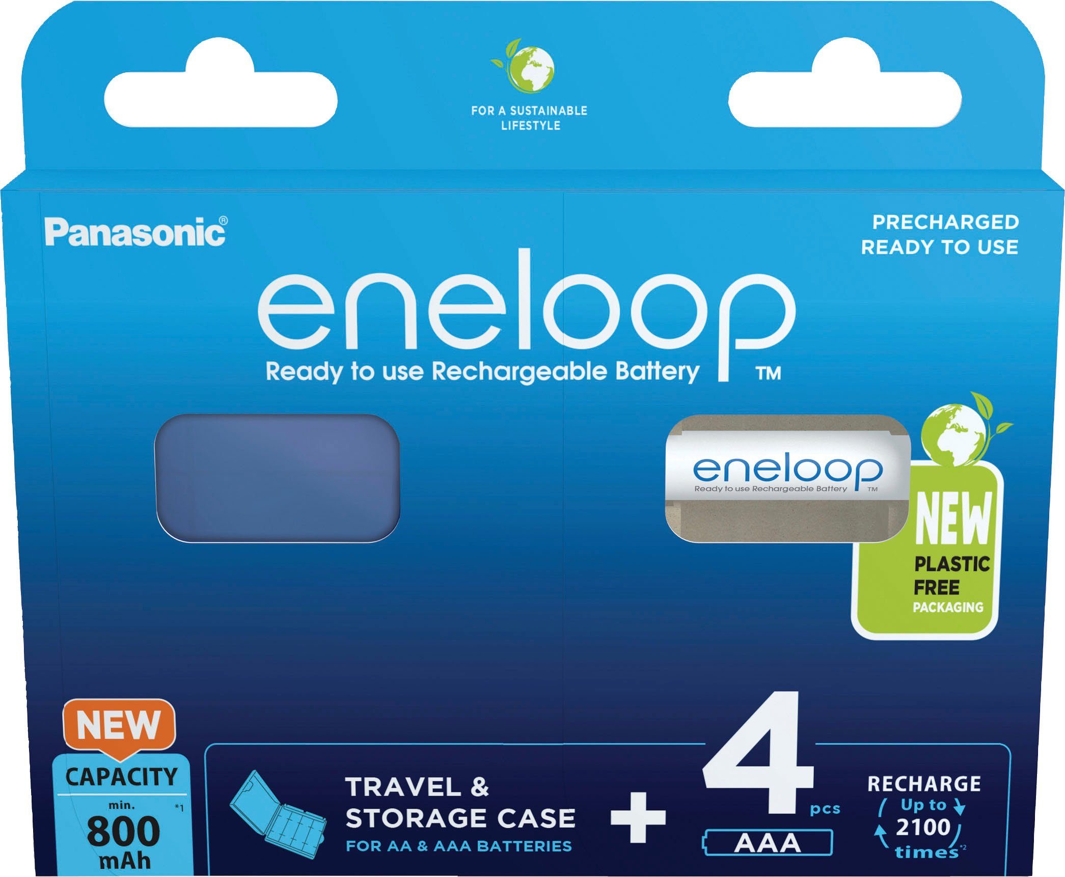 eneloop eneloop AAA Akkupacks Micro AAA 800 mAh (4 St)