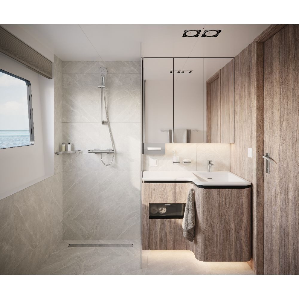 hansgrohe Duscharmatur Hansgrohe Ecostat Brausethermostat Comfort - Chrom