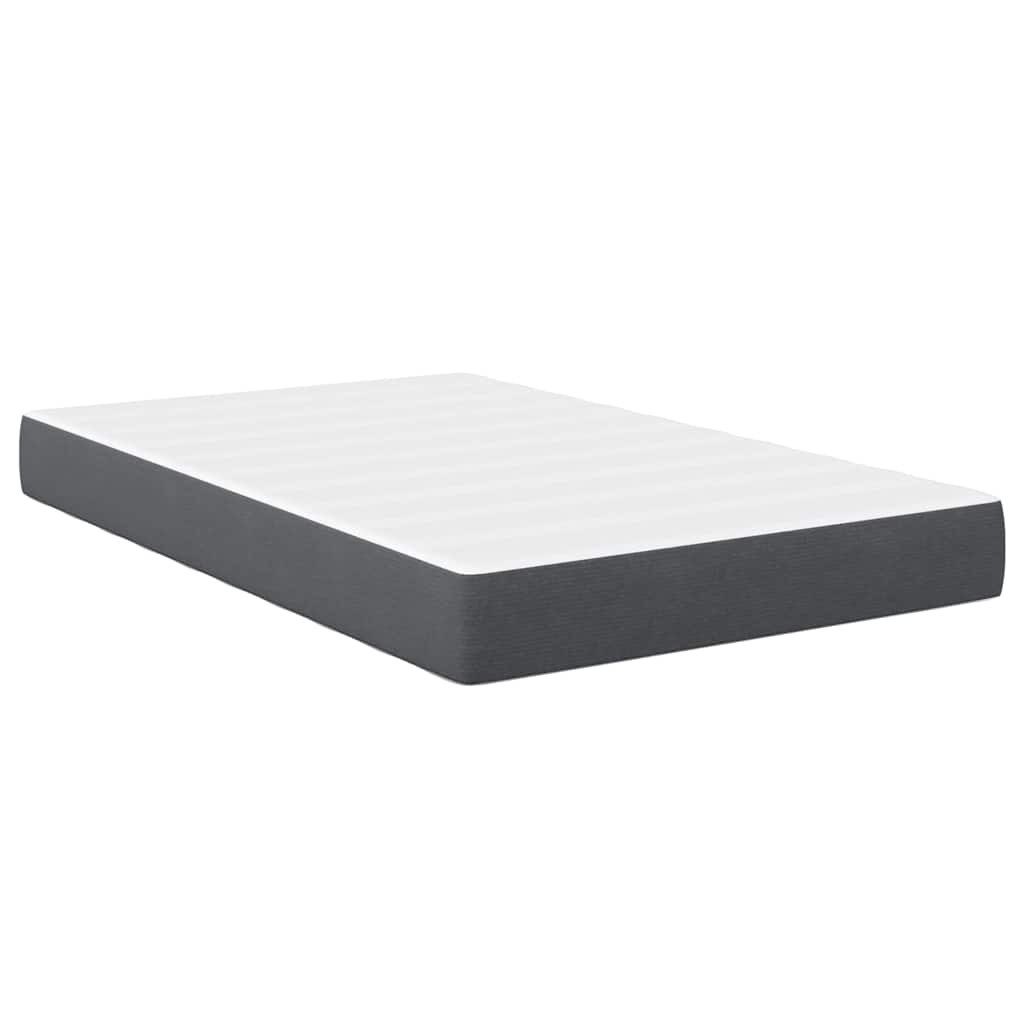 vidaXL Bett Bettmatratze mit Matratze Grau günstig online kaufen