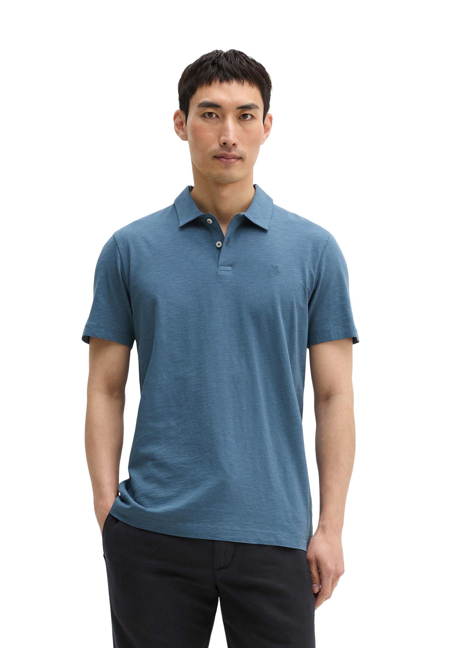 Marc O'Polo Poloshirt aus reiner Bio-Baumwolle