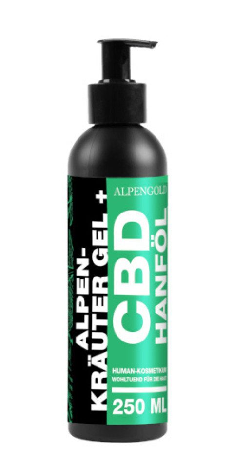 Alpengold Körperpflegemittel Alpenkräuter Gel + CBD