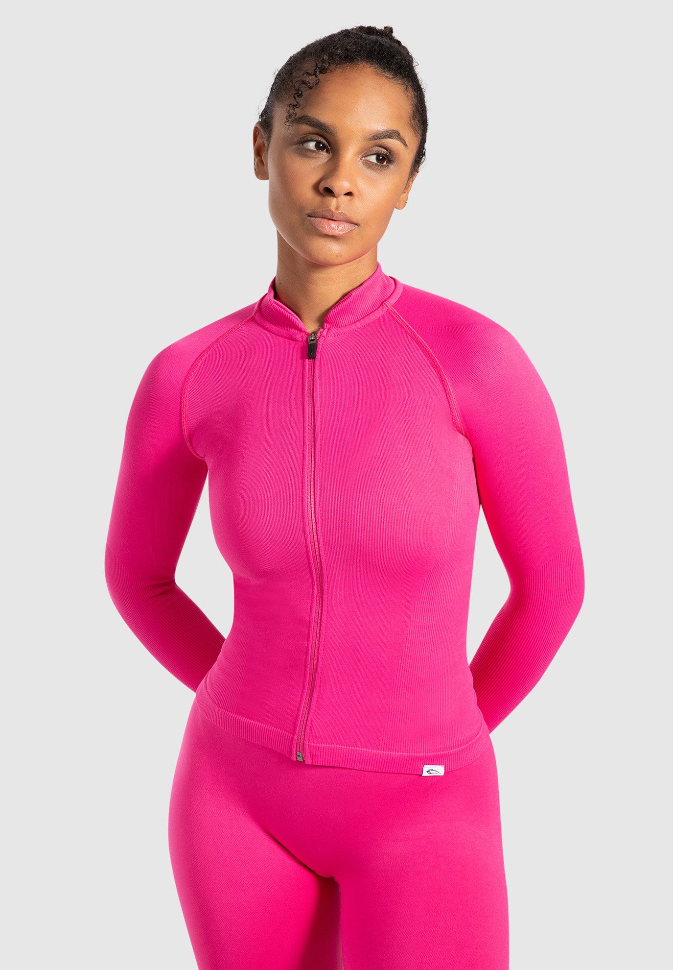 Smilodox Outdoorjacke Revia, Slim Fit Laufjacke mit Stehkragen & Daumenöffn günstig online kaufen