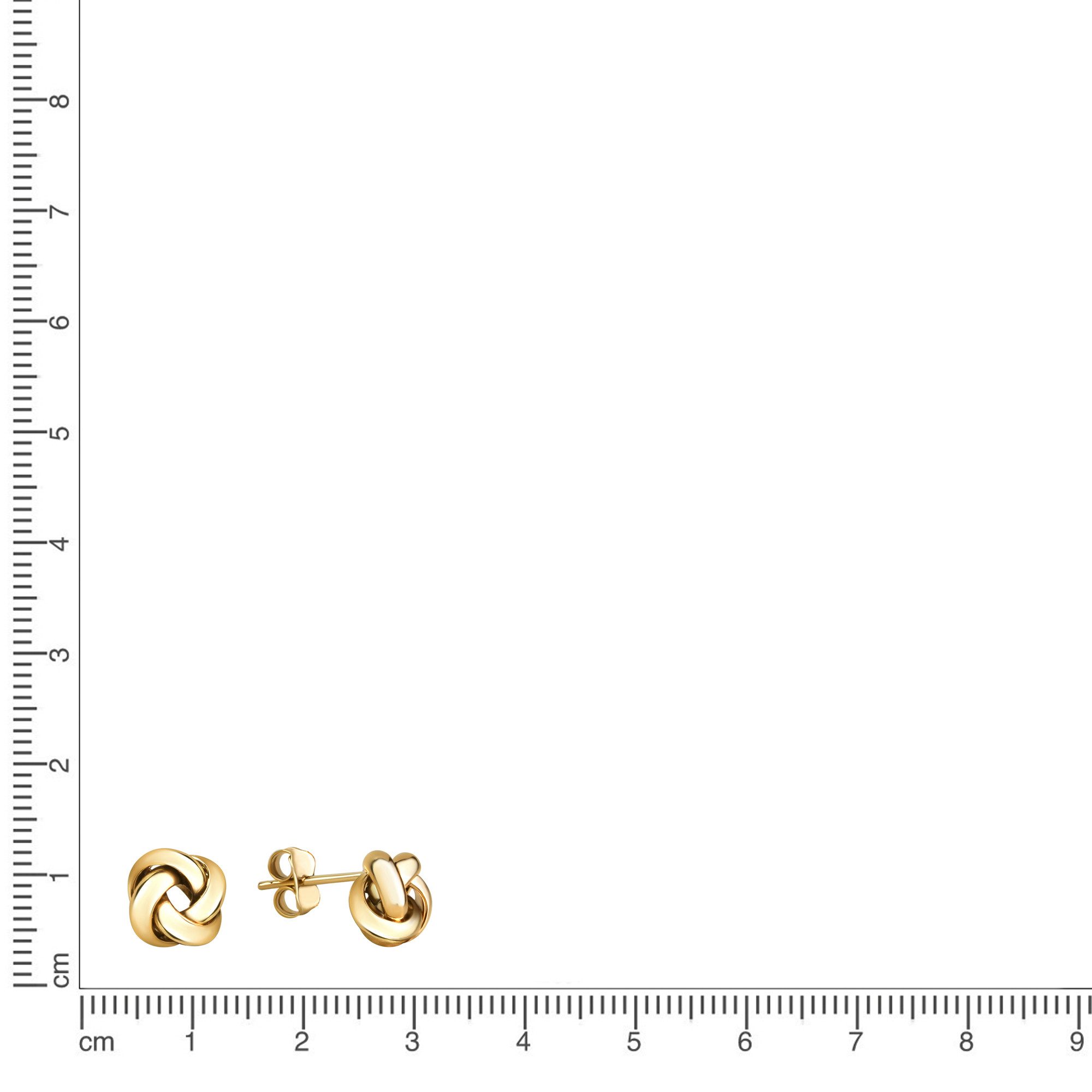 Vivance Paar Ohrstecker 375/- Gelbgold glanz Knoten günstig online kaufen