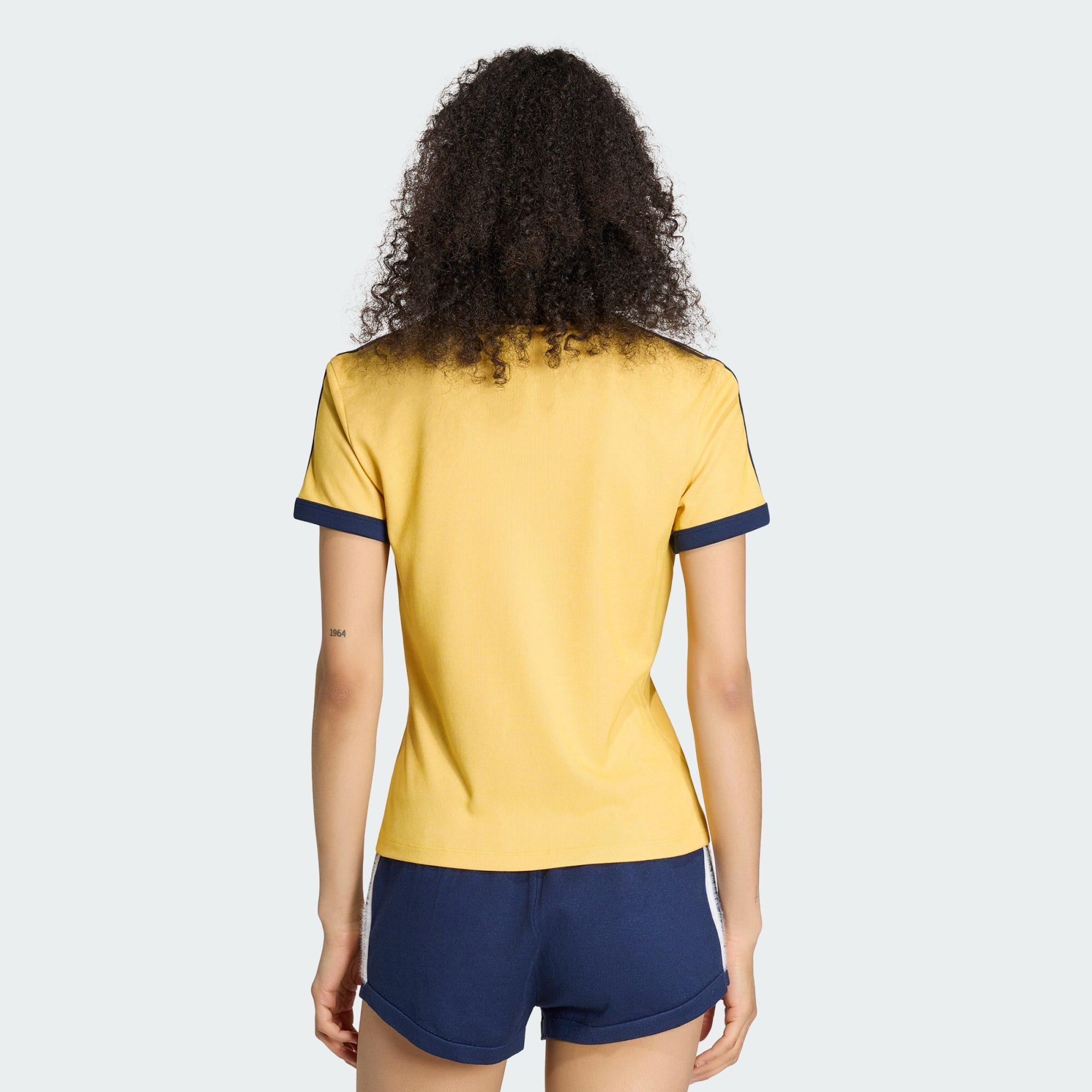 adidas Originals T-Shirt HEATHER 3-STREIFEN CALI T-SHIRT (1-tlg)