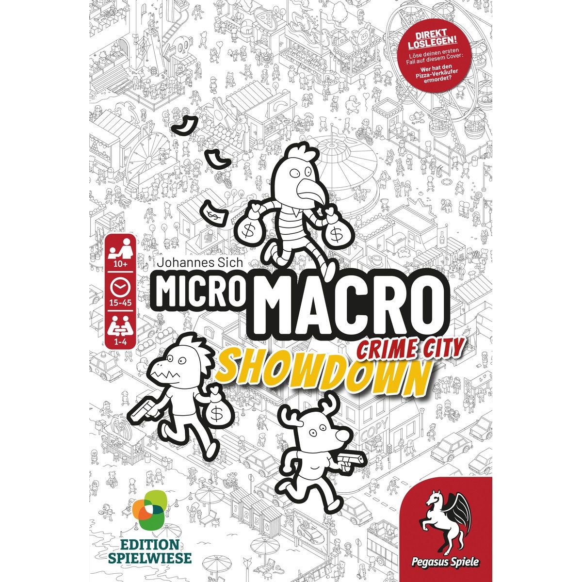 Pegasus Spiele Spiel Brettspiel MicroMacro Crime City 4 Showdown