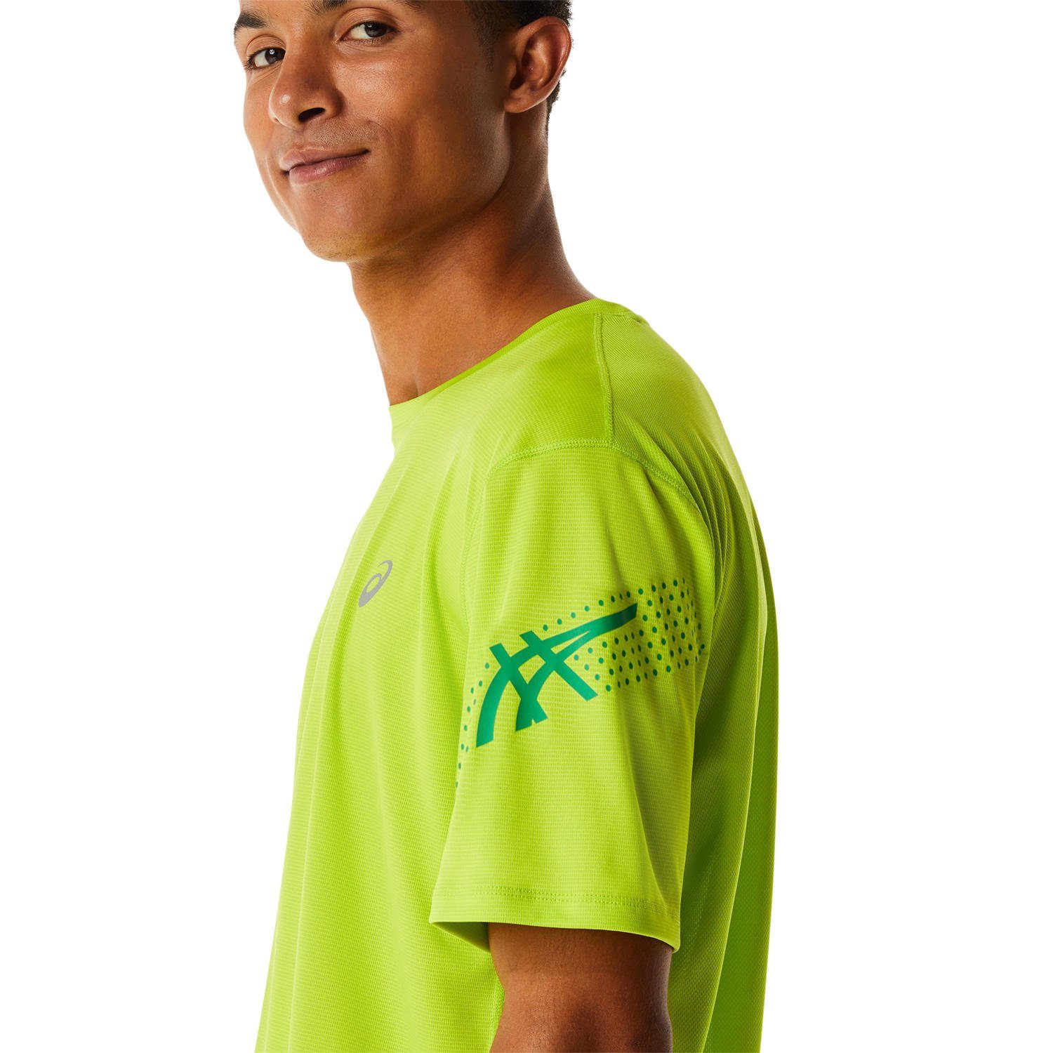 Top Running Cilantro Lime Laufshirt Asics Icon / SS Zest Asics