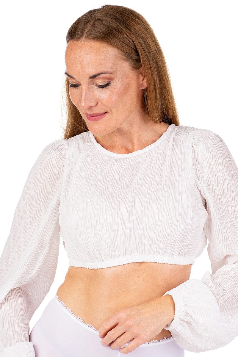 Dirndlbluse Dirndlbluse - PFATTER - offweiß