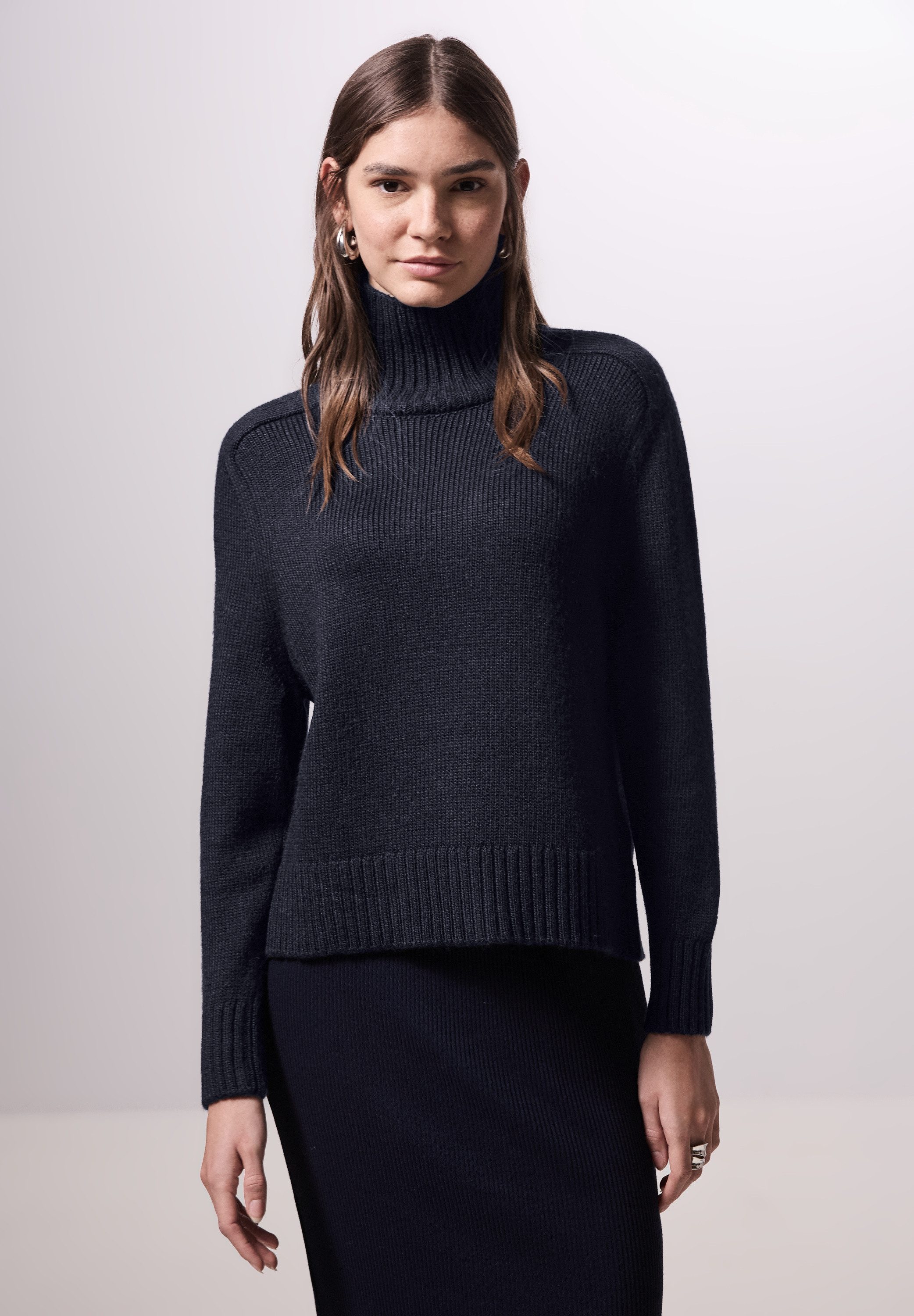 STREET ONE STUDIO Вязаные свитера mit Materialmix