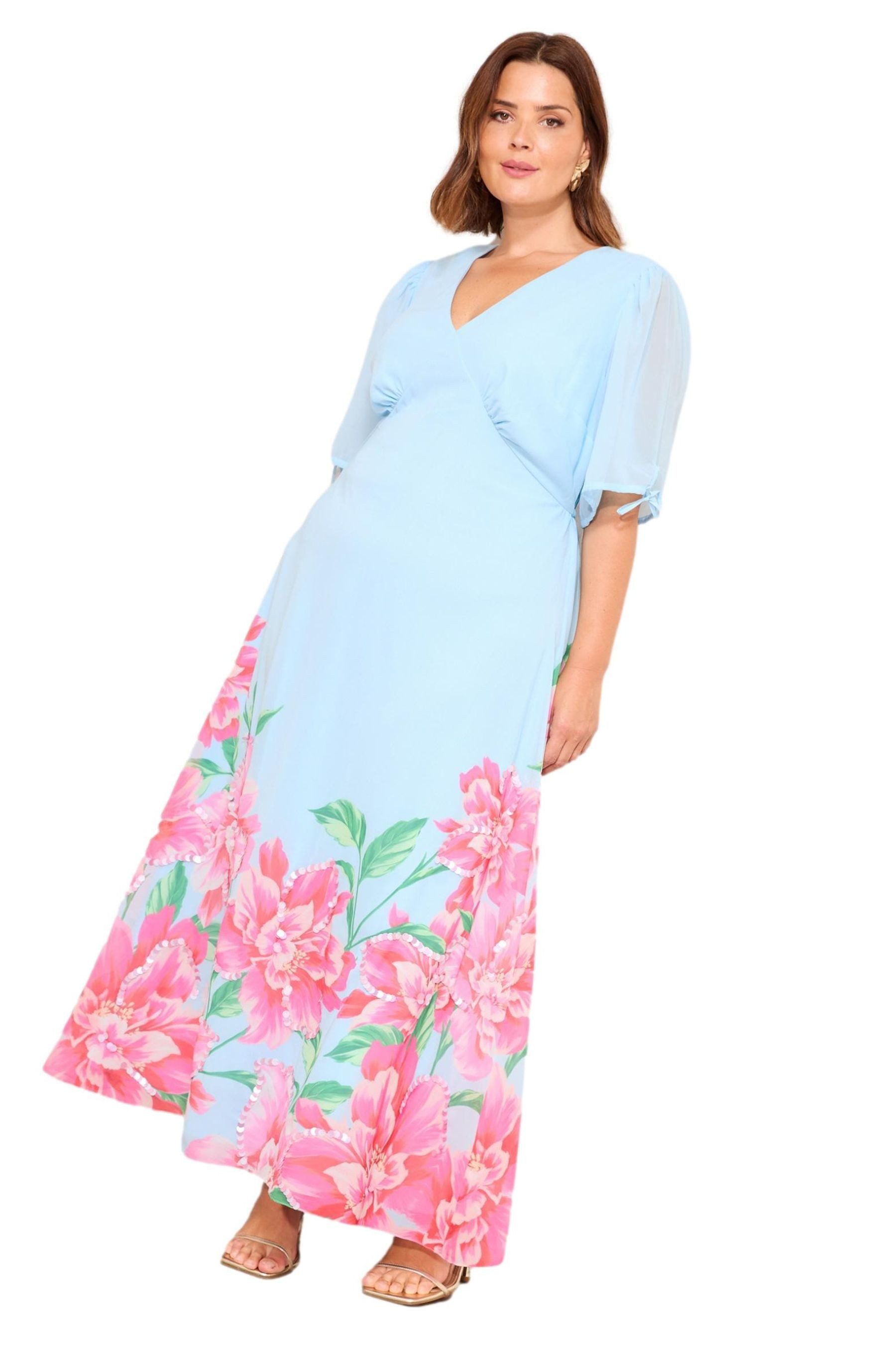 Friends Like These Midikleid Friends Like These Midikleid mit Verzierung, Curve (1-tlg)