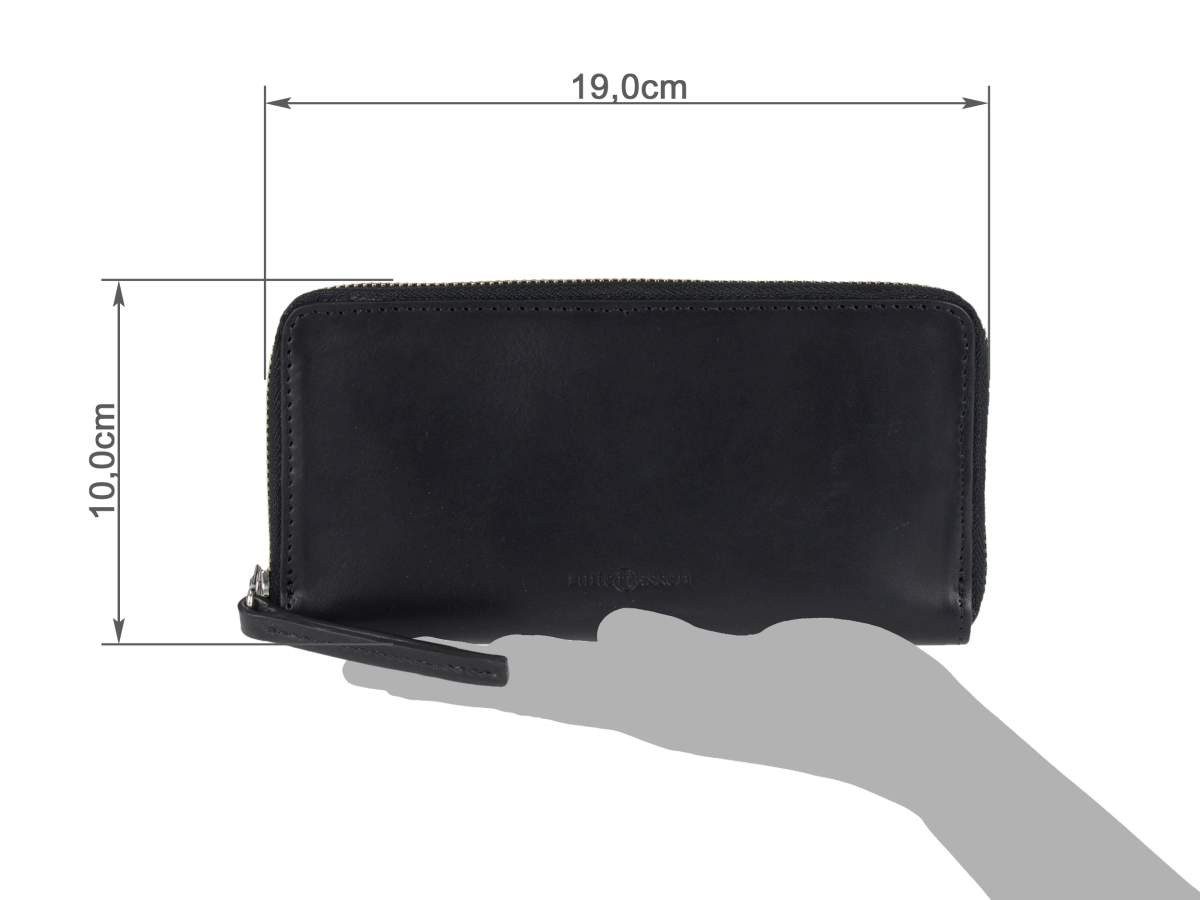 Ruitertassen Geldbörse Classic (oA), Damenbörse lang, Portemonnaie mit 12 Kartenfächern, Vintage Look