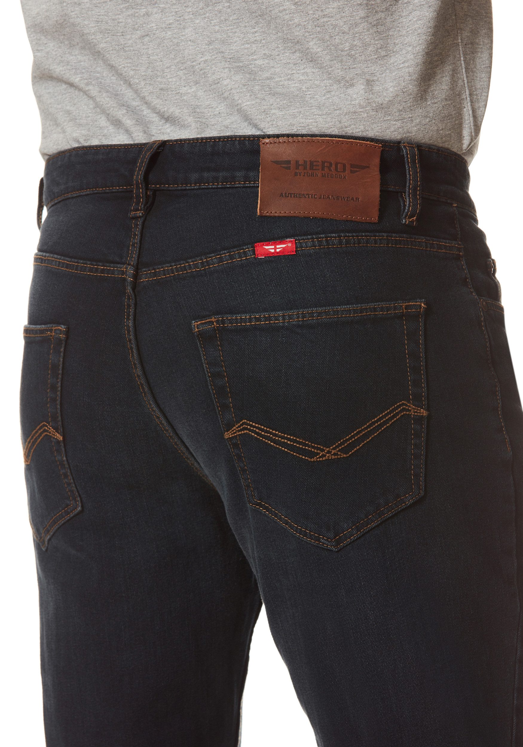 HERO by John Medoox Straight-Jeans (Denver Stretch)