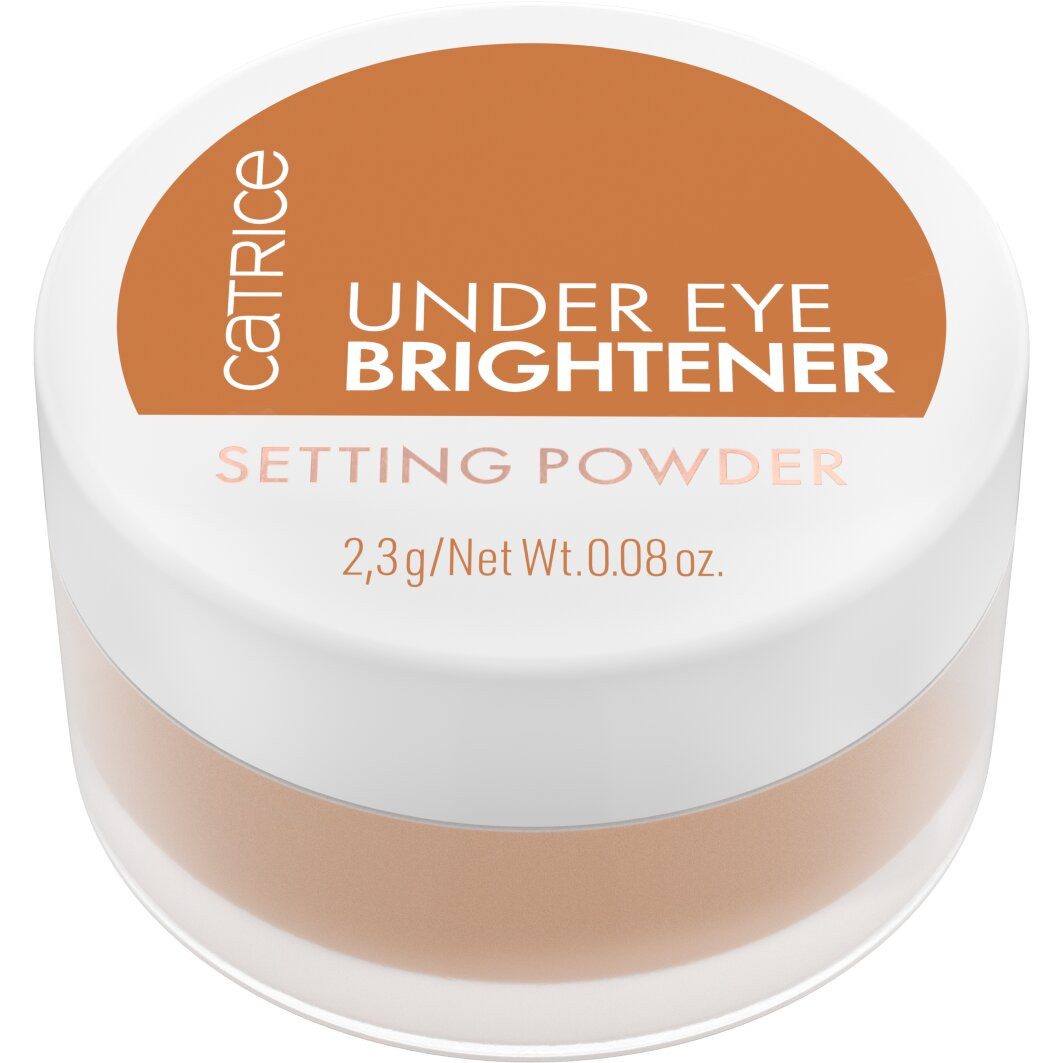 Catrice Puder Under Eye Brightener Setting Powder, 3-tlg., Loses Puder, frisches und strahlendes Finish, pflegt die Haut.