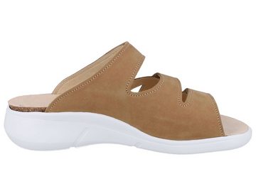 Finn Comfort Kiribati, beige, Pantolette Wechselfußbett, besonders leicht