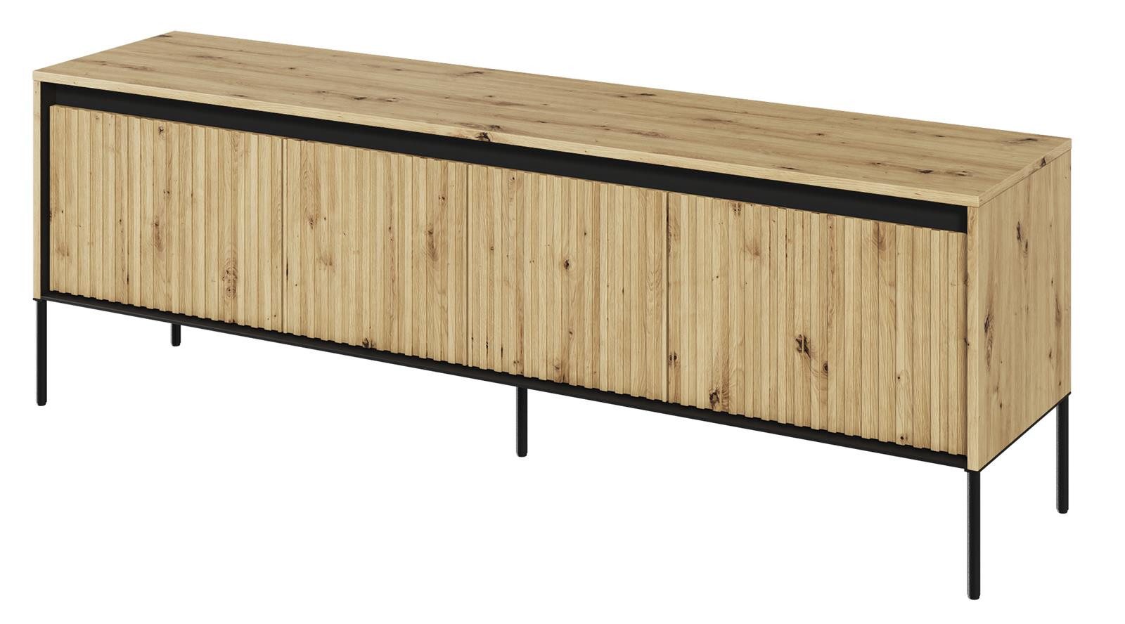 Compleo TV-Schrank FLORE mit 4 Klappen/Türen, günstig online kaufen