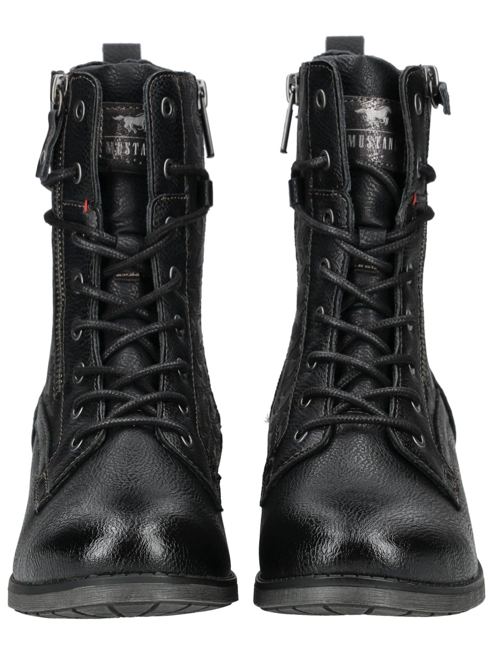 Mustang Shoes Mustang Shoes Stiefelette Lederimitat/Textil Schnürstiefelette