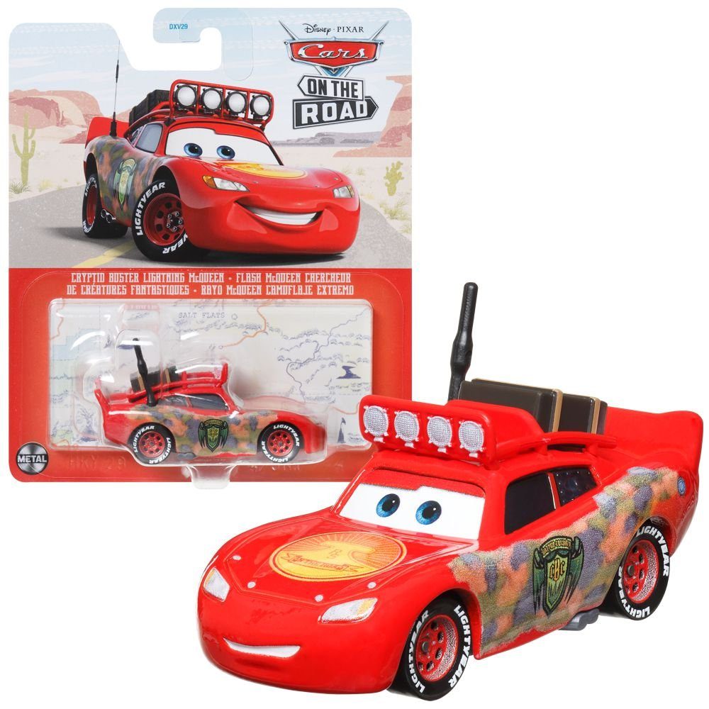Disney Cars Spielzeug-Rennwagen Fahrzeuge Racing Style Disney Cars Die Cast 1:55 Auto Mattel Lightning Cryptid Buster