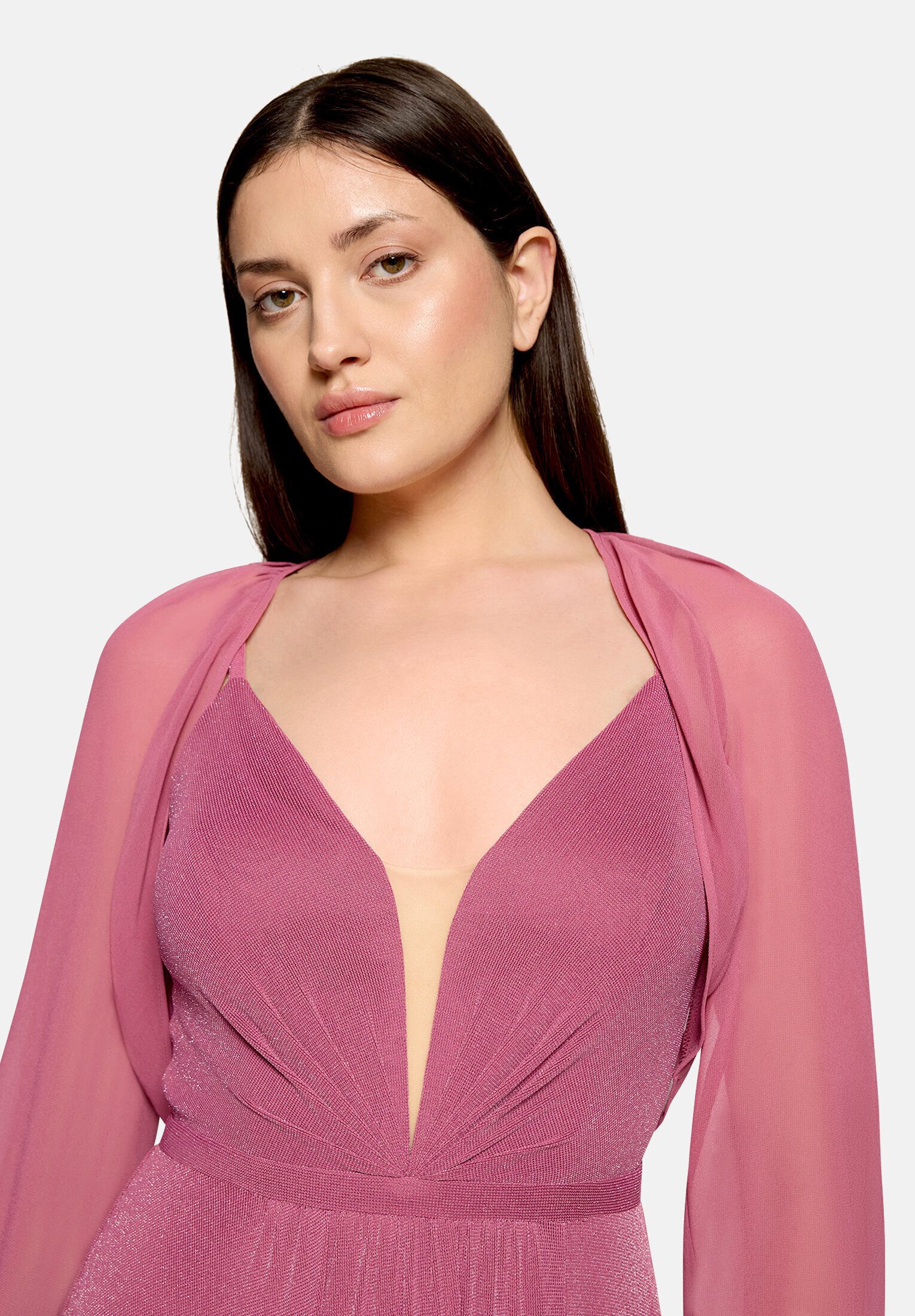 Vera Mont Bolerojacke Damen mit gekräuseltem Ausschnitt