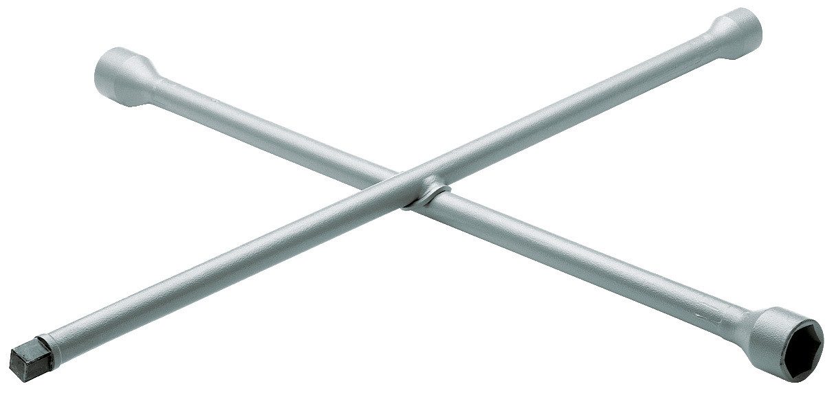 Gedore Steckschlüssel 28 LV Kreuzschlüssel LKW 24x27x32x3/4" 4-kt 750x750 mm