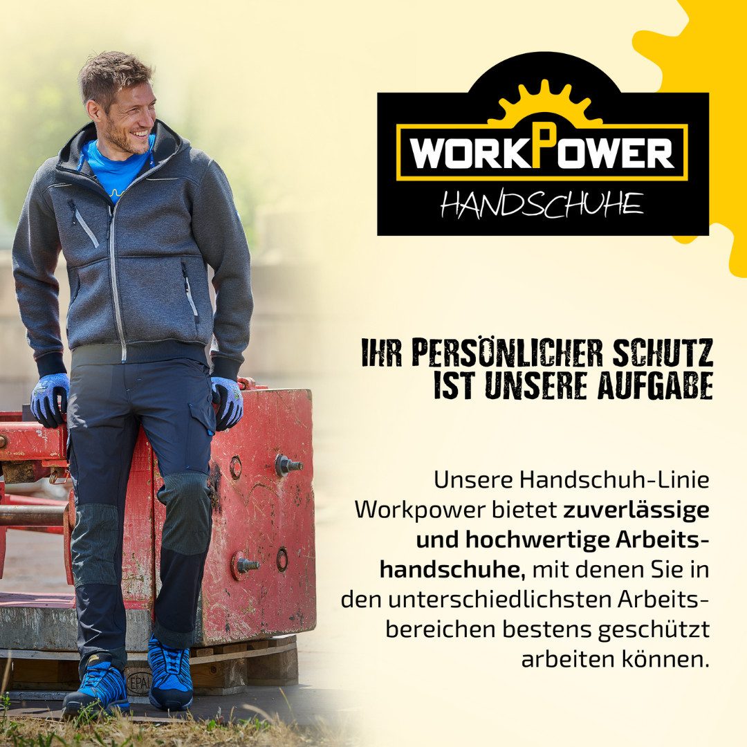 Workpower Gartenhandschuhe Eden hochelastisch, hoher Grip, abriebfest
