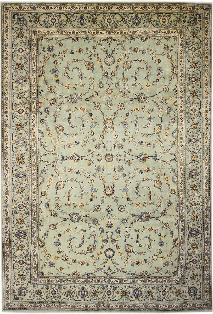 Orientteppich Keshan 264x394 Handgeknüpfter Orientteppich / Perserteppich, Nain Trading, rechteckig, Höhe: 12 mm