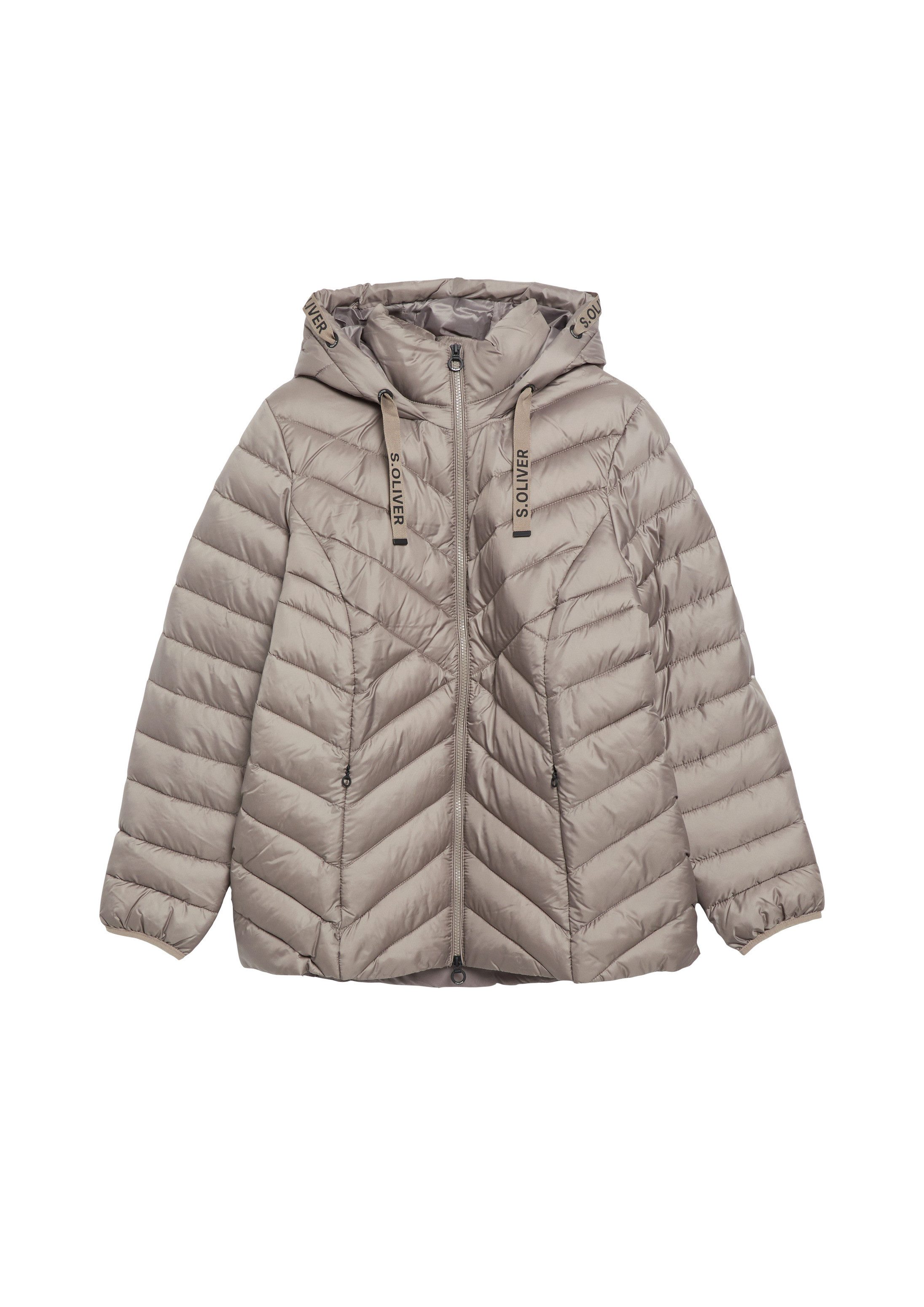 s.Oliver Funktionsjacke Outdoor-Jacke Leichte Steppjacke mit Kapuze