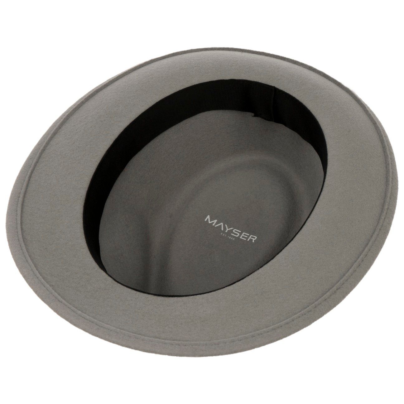 Mayser Trilby (1-St) Wollfilzhut mit Ripsband, Made in the EU