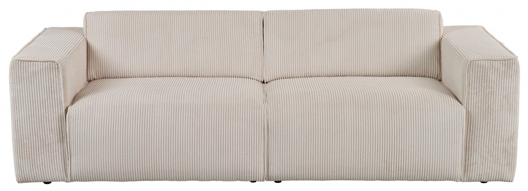 andas 3-Sitzer "Noord mit Kedernaht, Breite 232 cm", Cord, Struktur, Websto günstig online kaufen