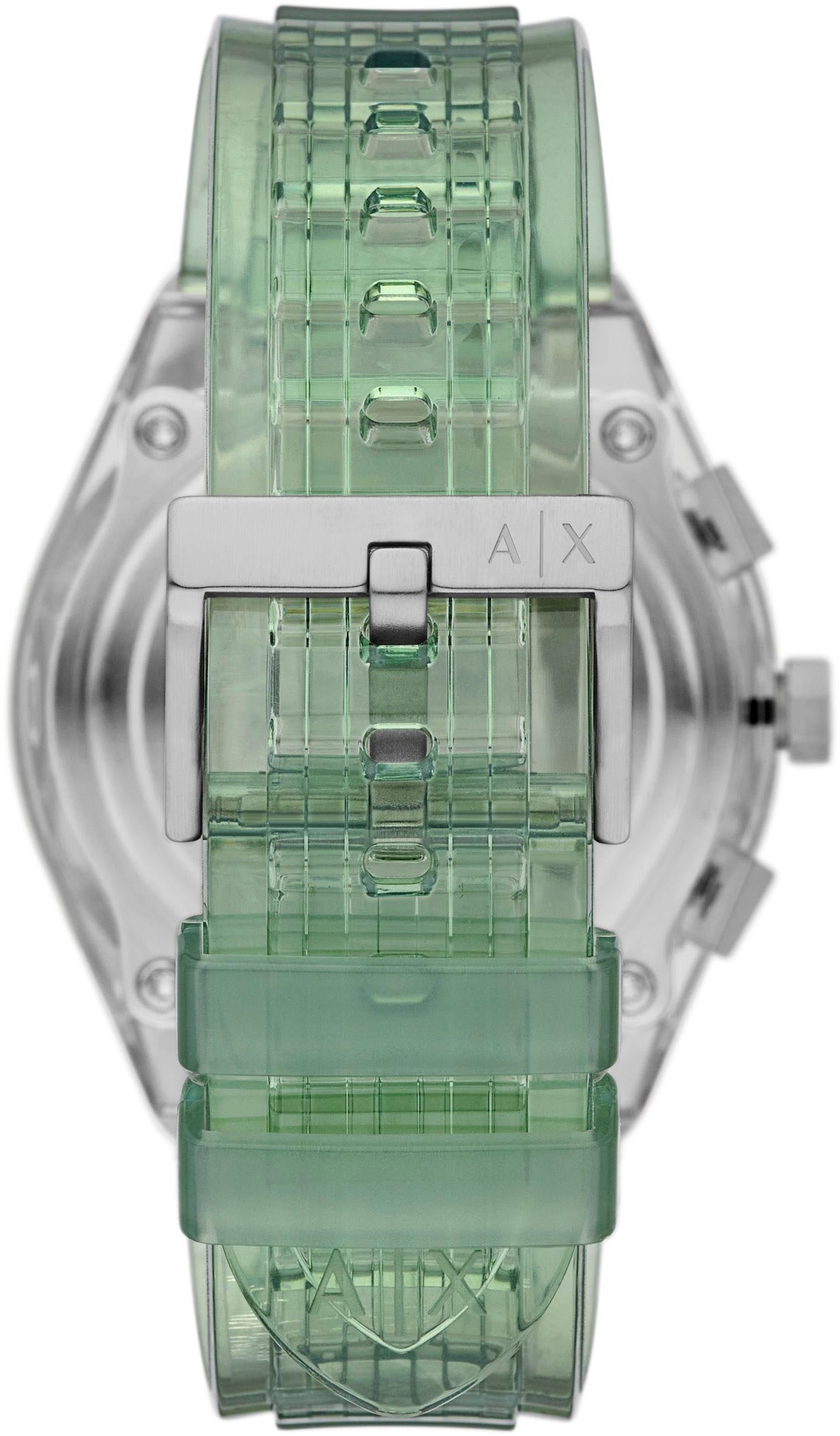 ARMANI EXCHANGE Chronograph SYNC AX4165, Quarzuhr, Armbanduhr, Herrenuhr, Polyurethanband, Datum, Stoppfunktion