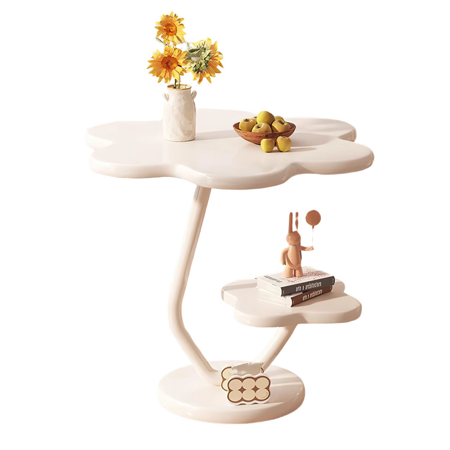 HEYHIPPO Beistelltisch Beistelltisch 40×60 cm, 2-stufig, moderner Couchtisc günstig online kaufen