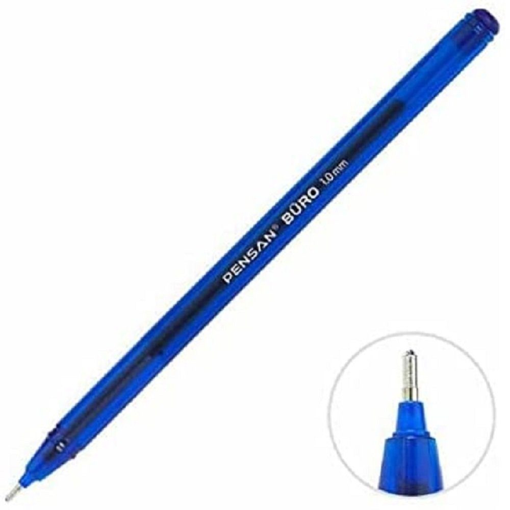 Kugelschreiber, Pensan (1 Feine Kugelschreiber Spitze Tinte, Pensan mm), Blaue Stück, 50 (50-tlg)