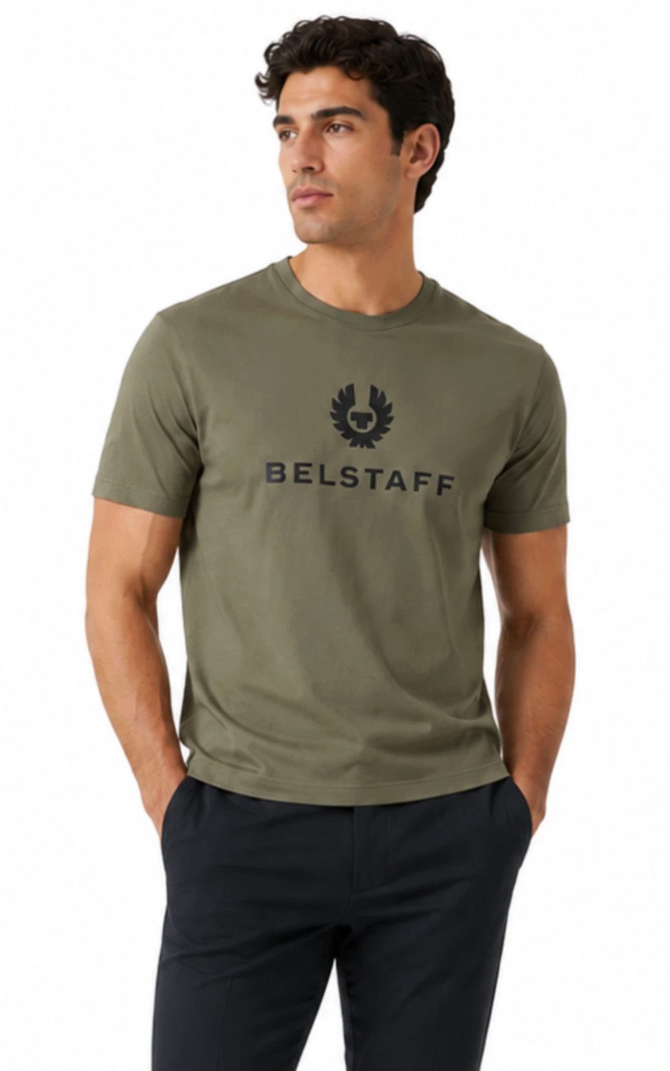 Belstaff T-Shirt Herren Signature Regular Cut Phoenix Logo Tee
