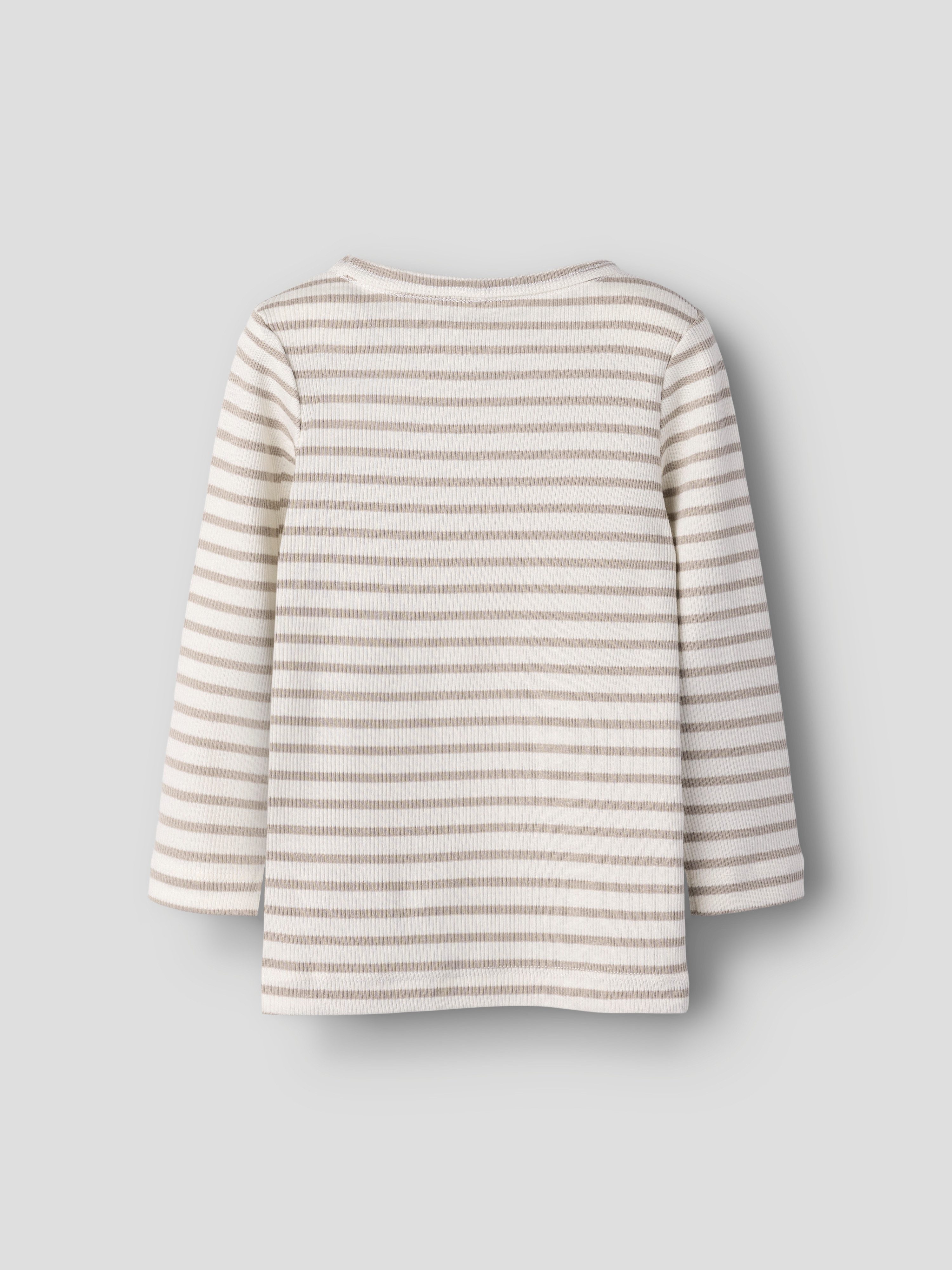 Name It Langarmshirt NMNBANI LS XSL TOP NOOS Ringel-Look in toller Rippen-Qualität – Bild 4 von 5