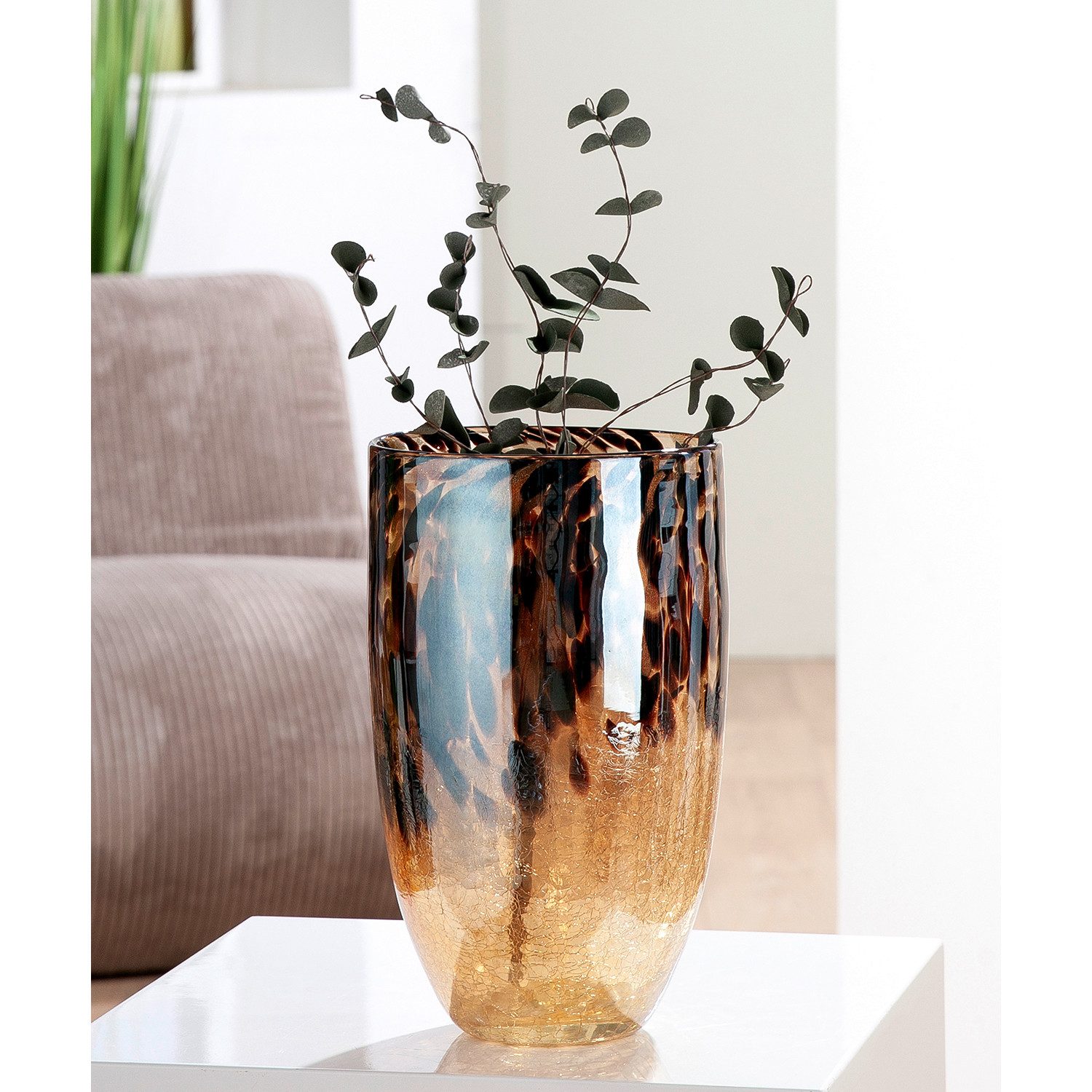 GILDE Dekovase Vase - braun - günstig online kaufen