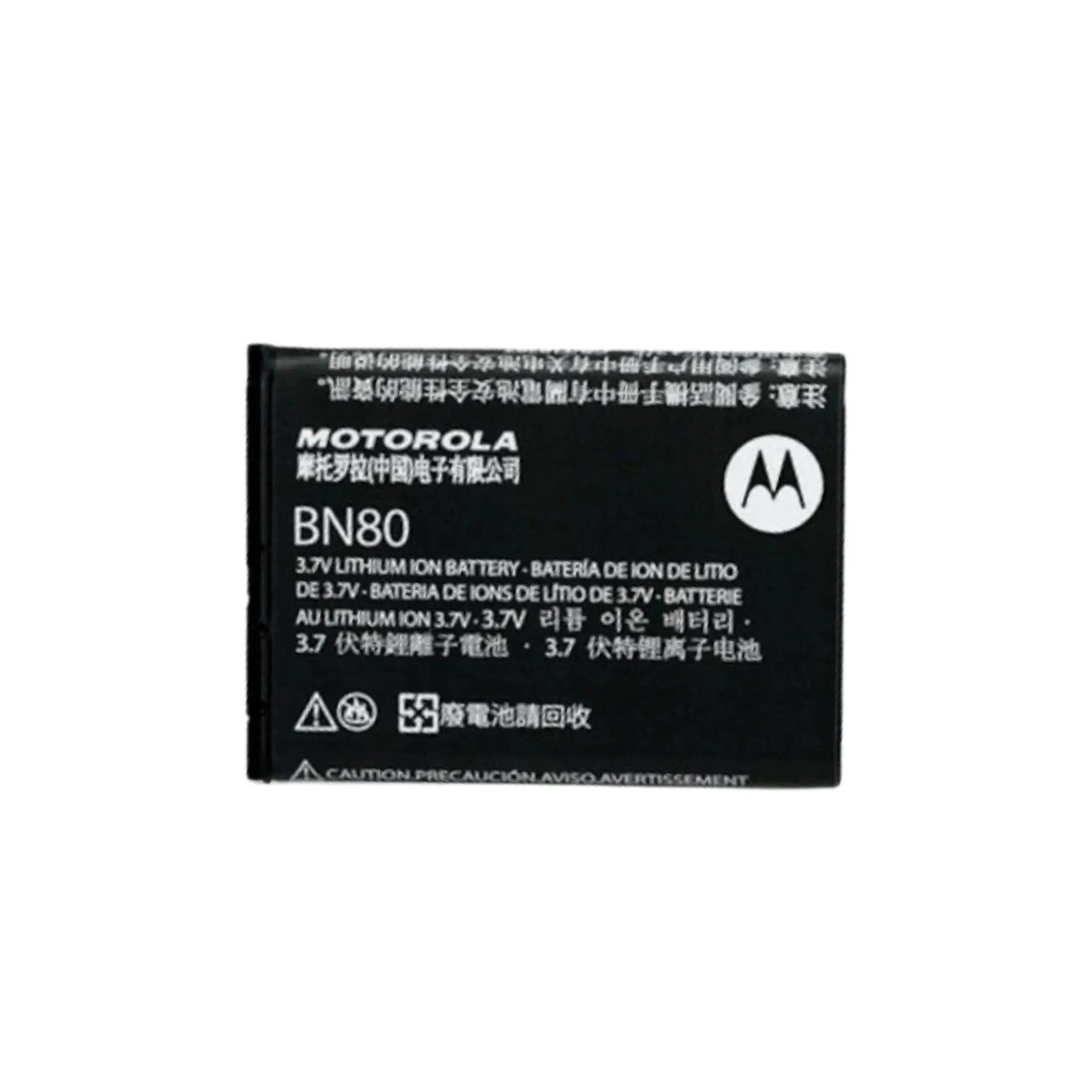 Motorola Motorola Akku BN80 Li-Ion 3.7 Volt 1380 mAh Handy-Akku
