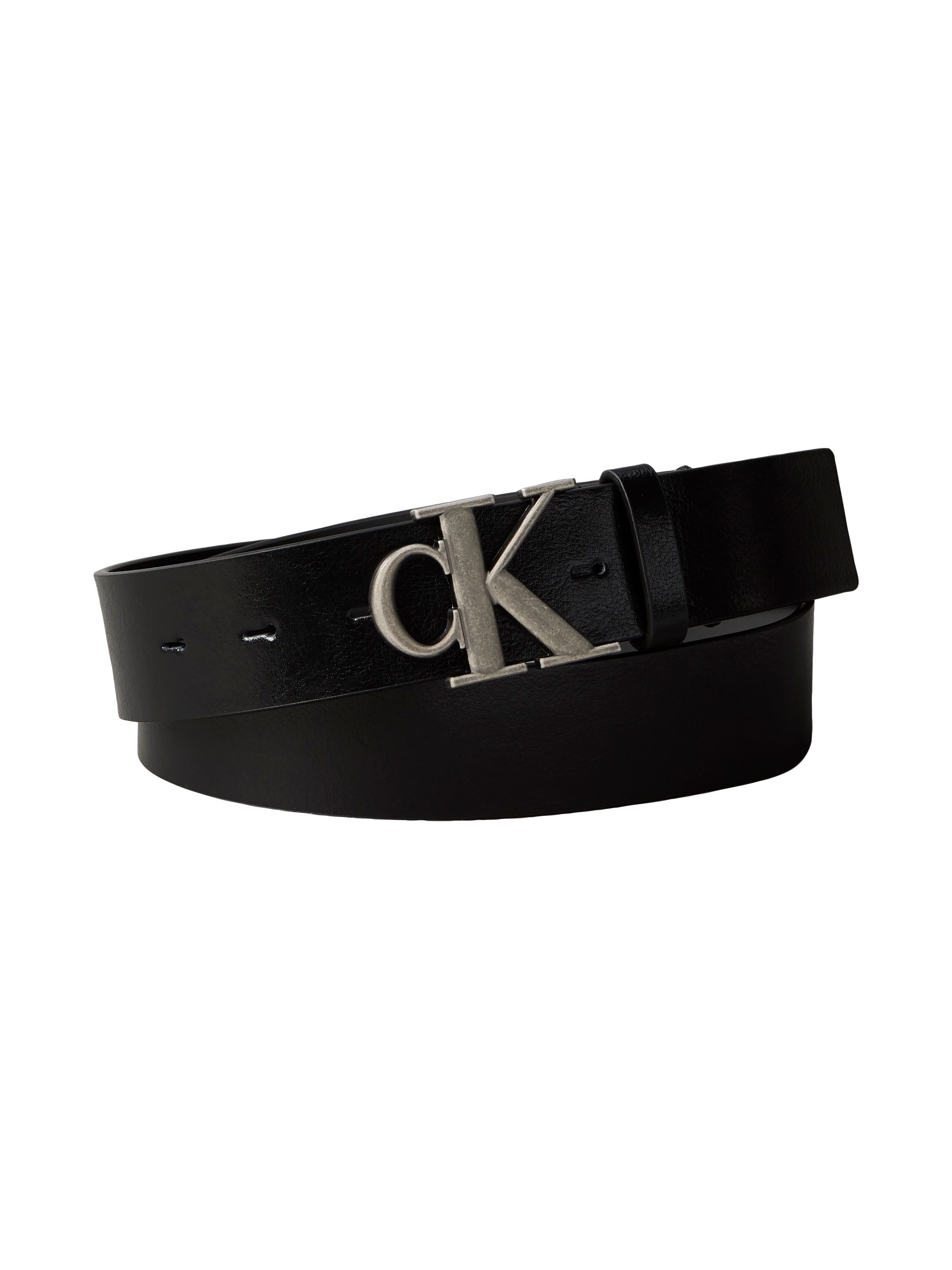 Calvin Klein Ledergürtel MONOGRAM BUCKLE 35MM Größenverstellbar günstig online kaufen