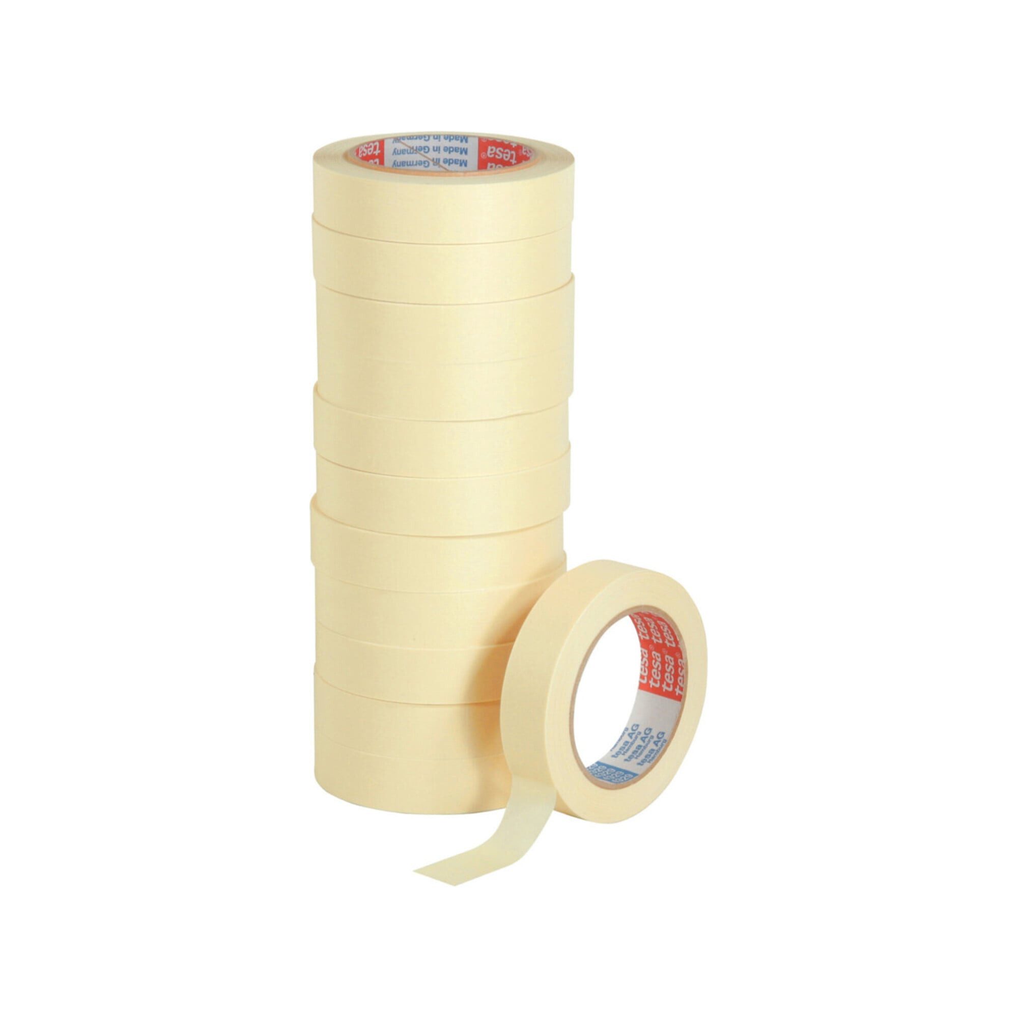 tesa tesakrepp® 4329 Papierabdeckband-Set 50 m × 25 mm hellbeige leicht gek