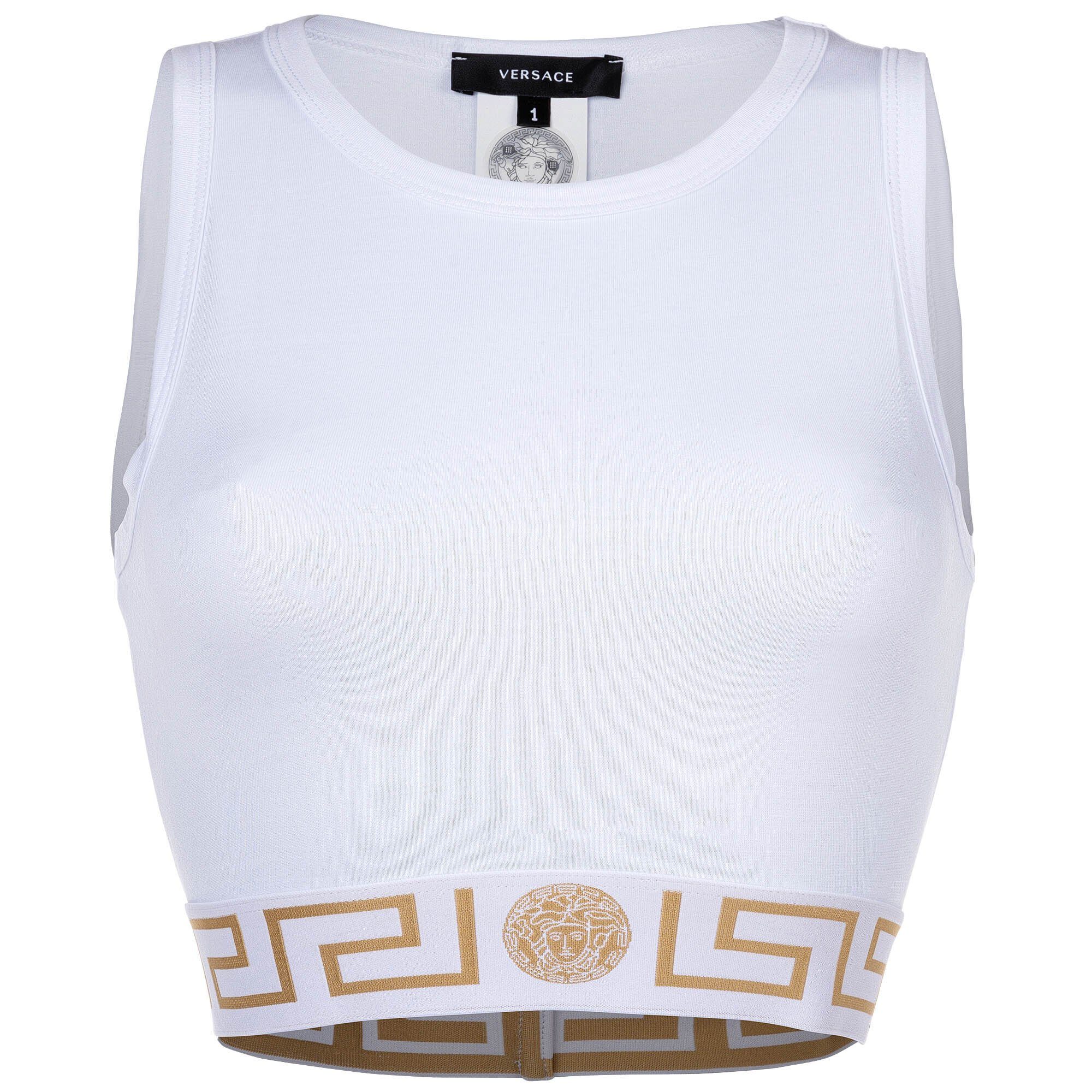 Bustier Weiß Versace - Underwear TOPEKA, Tank Bustier T-Shirt, Damen