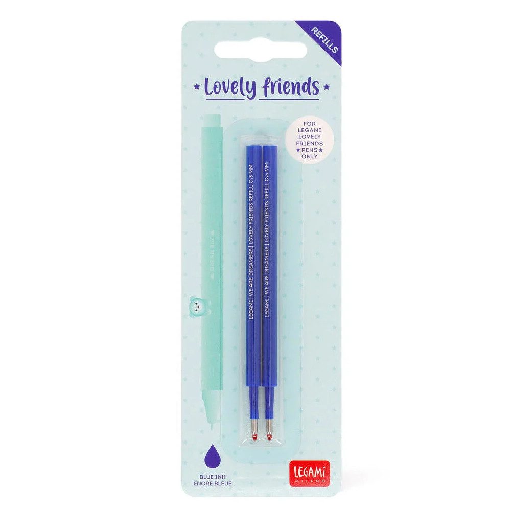 Legami Gelschreiber Lovely Friends Ersatzminen Set, alle Farben