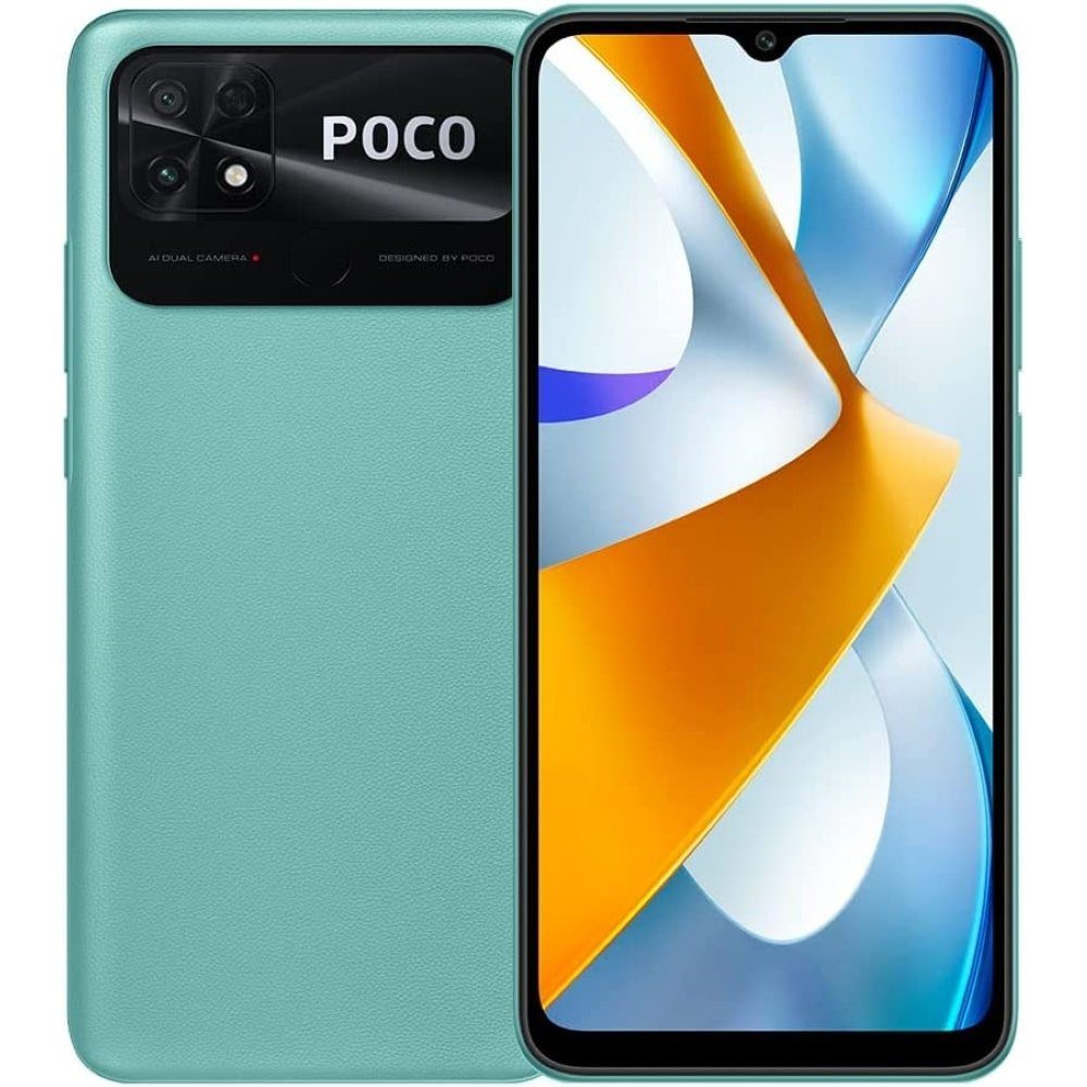 Xiaomi Poco C40 64 GB / 4 GB - Smartphone - coral green Smartphone (6,7 ...
