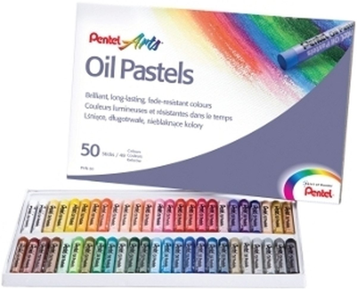 PENTEL Maltuch Ölpastellkreide VE= 50 Farben