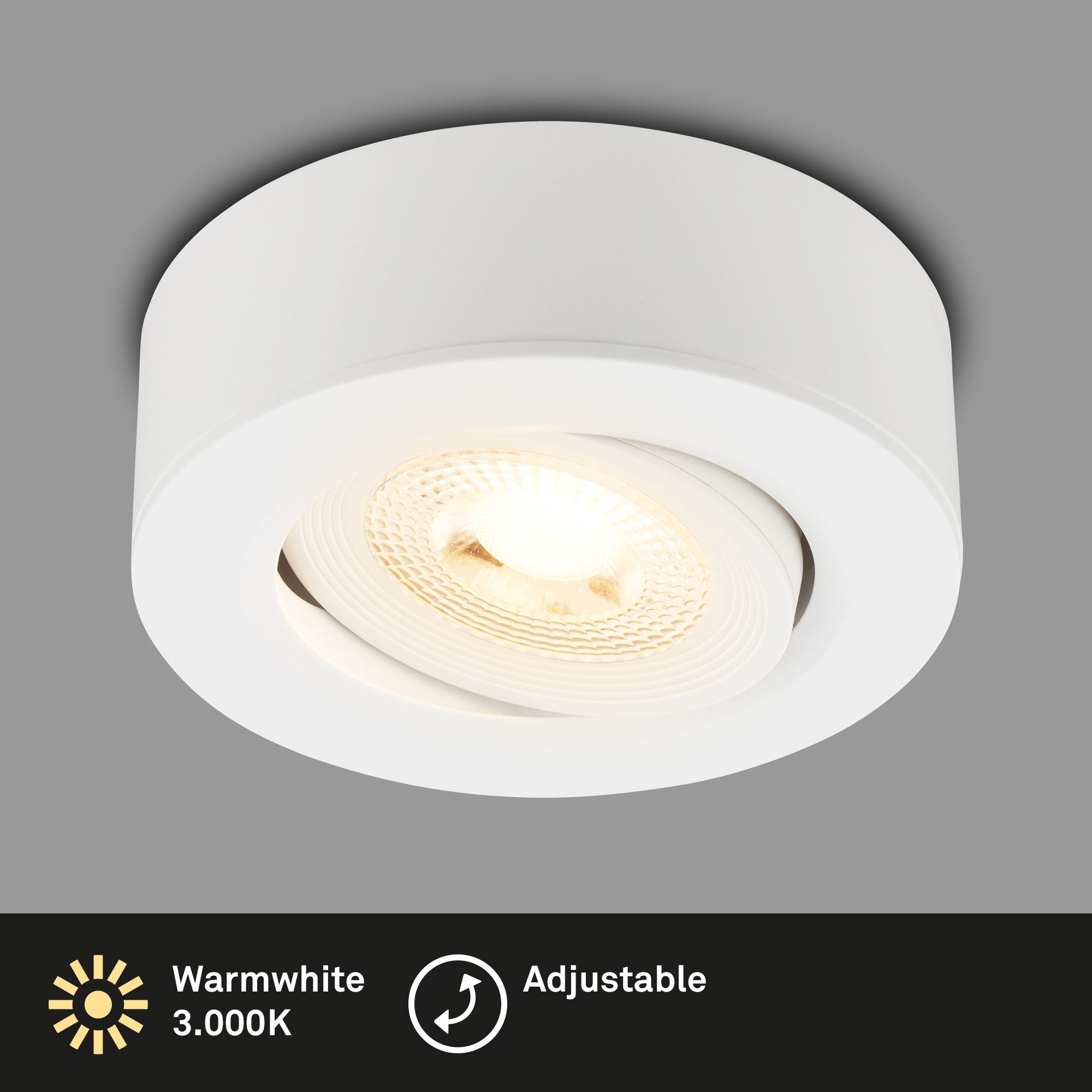 Briloner Leuchten LED Aufbaustrahler Aufbauspot Einbauleuchte günstig online kaufen