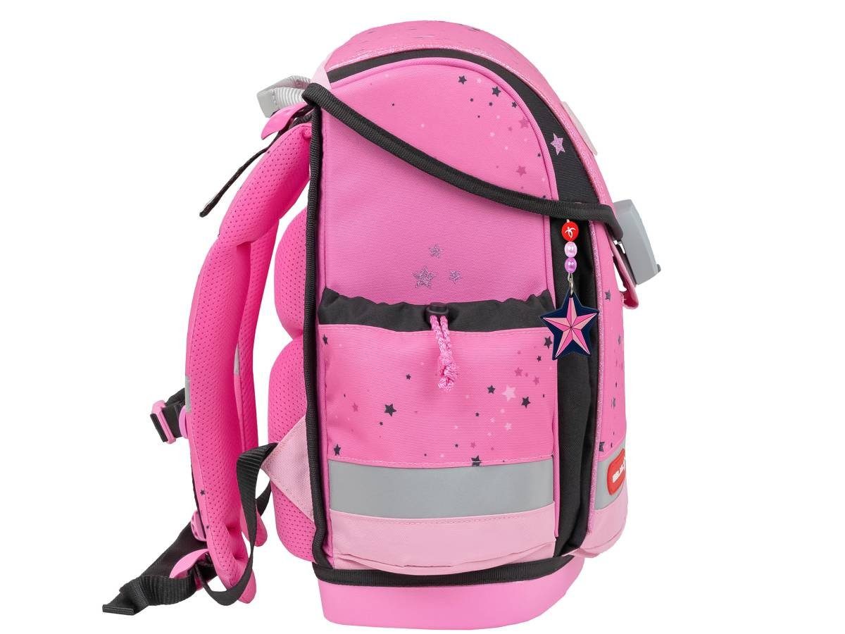 Grundschule, Mädchen ab "Pink Black" Classy 2024, Set für Plus Schulranzen 1. 4tlg. Belmil Klasse,