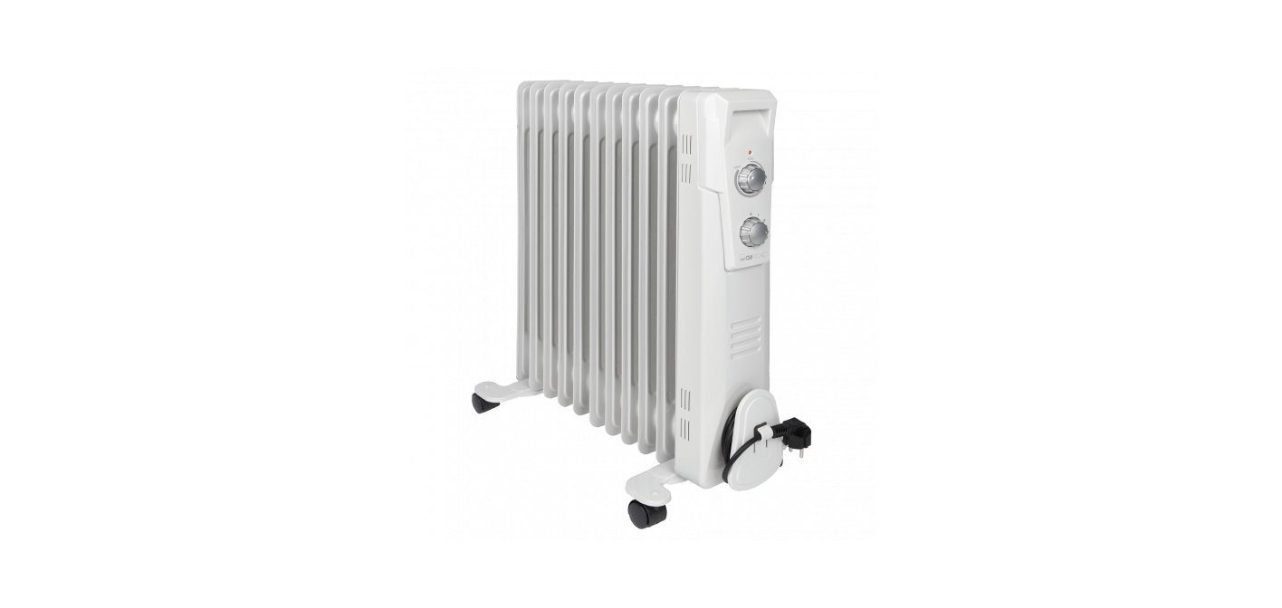 CLATRONIC Ölradiator RA 3737, 2300 Watt Mobiler 2300 Heizkörper W, mit bis zu