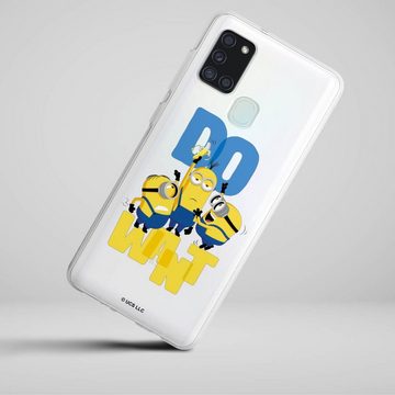 DeinDesign Handyhülle Minions Banane Film Minions Do Want, Samsung Galaxy A21s Silikon Hülle Bumper Case Handy Schutzhülle